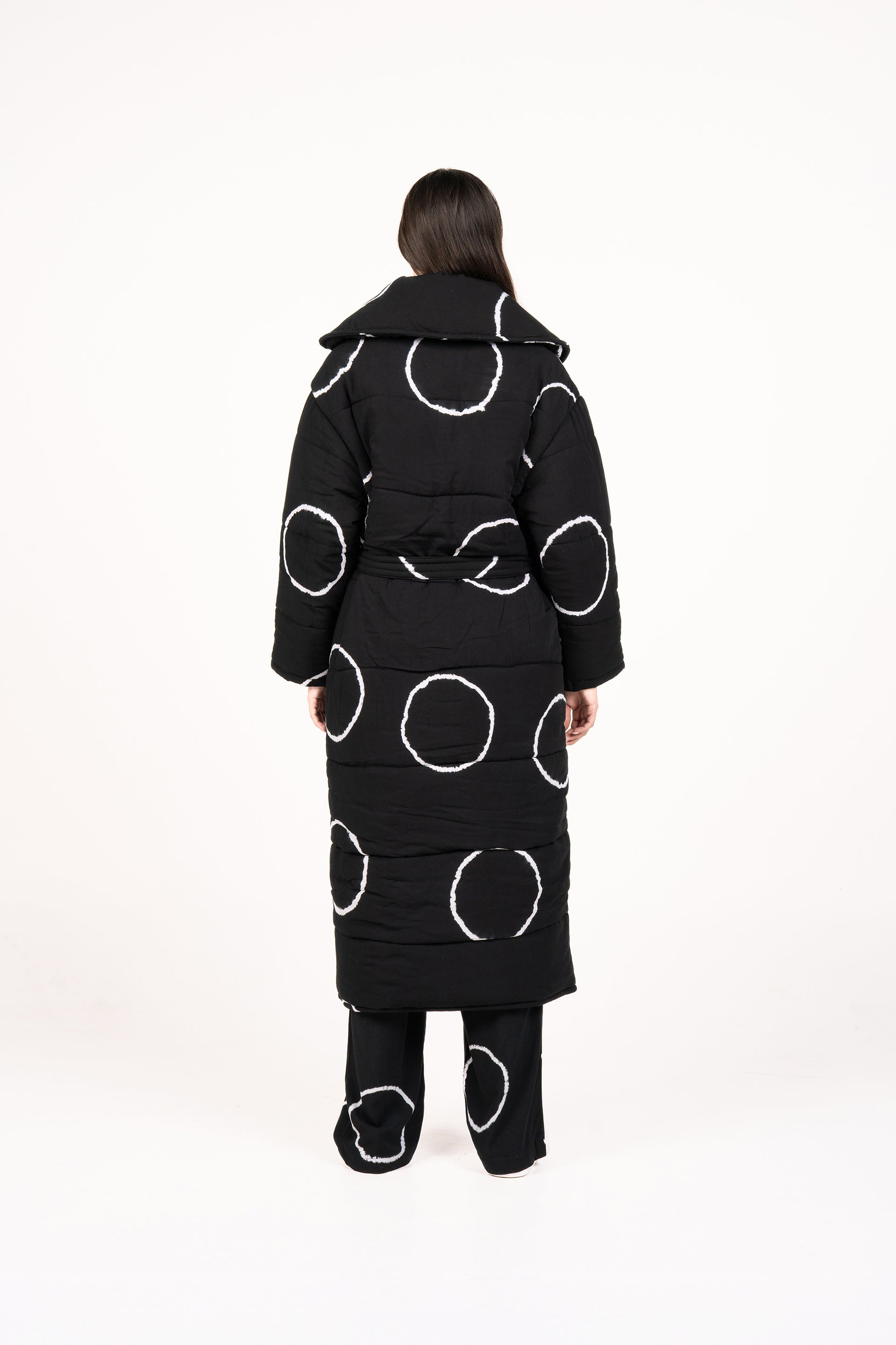 Moon Long Puffer Robe