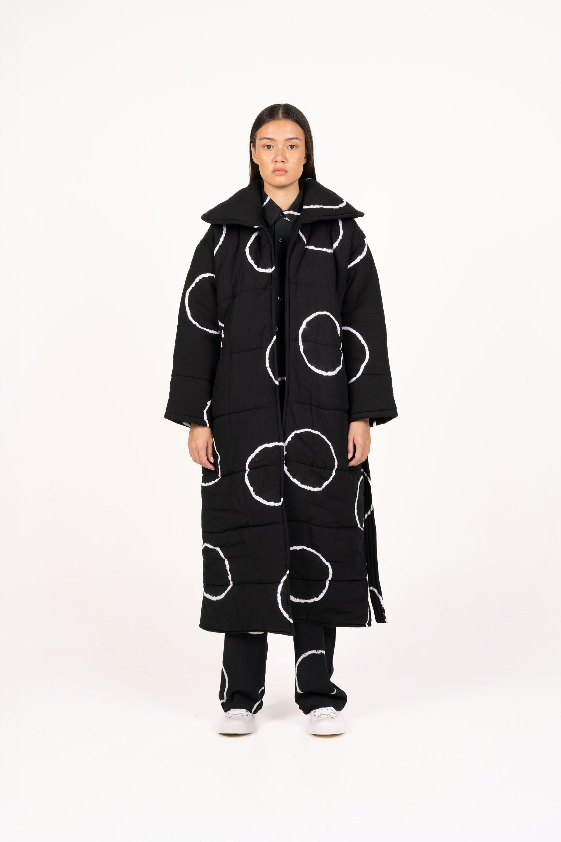 Moon Long Puffer Robe