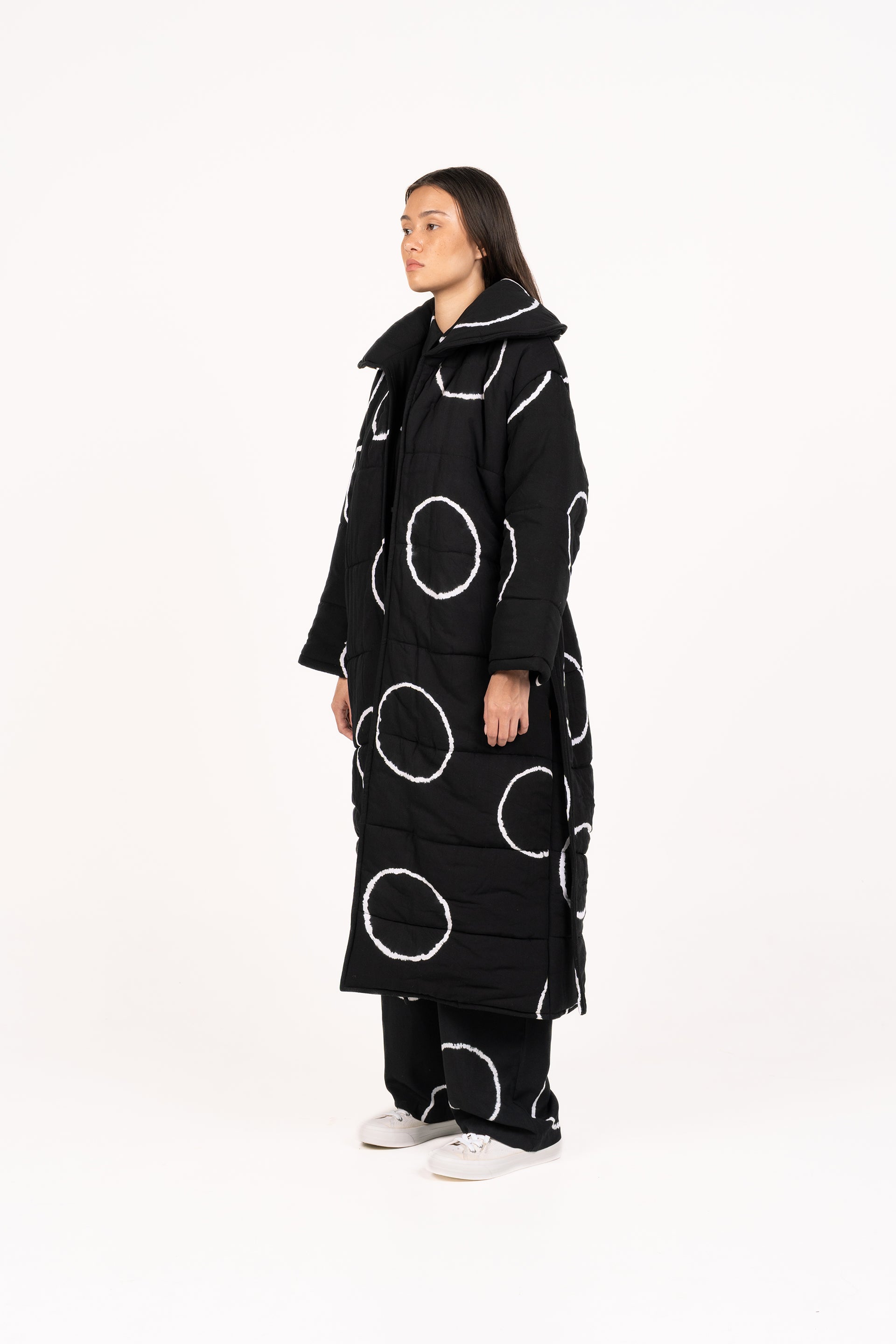 Moon Long Puffer Robe