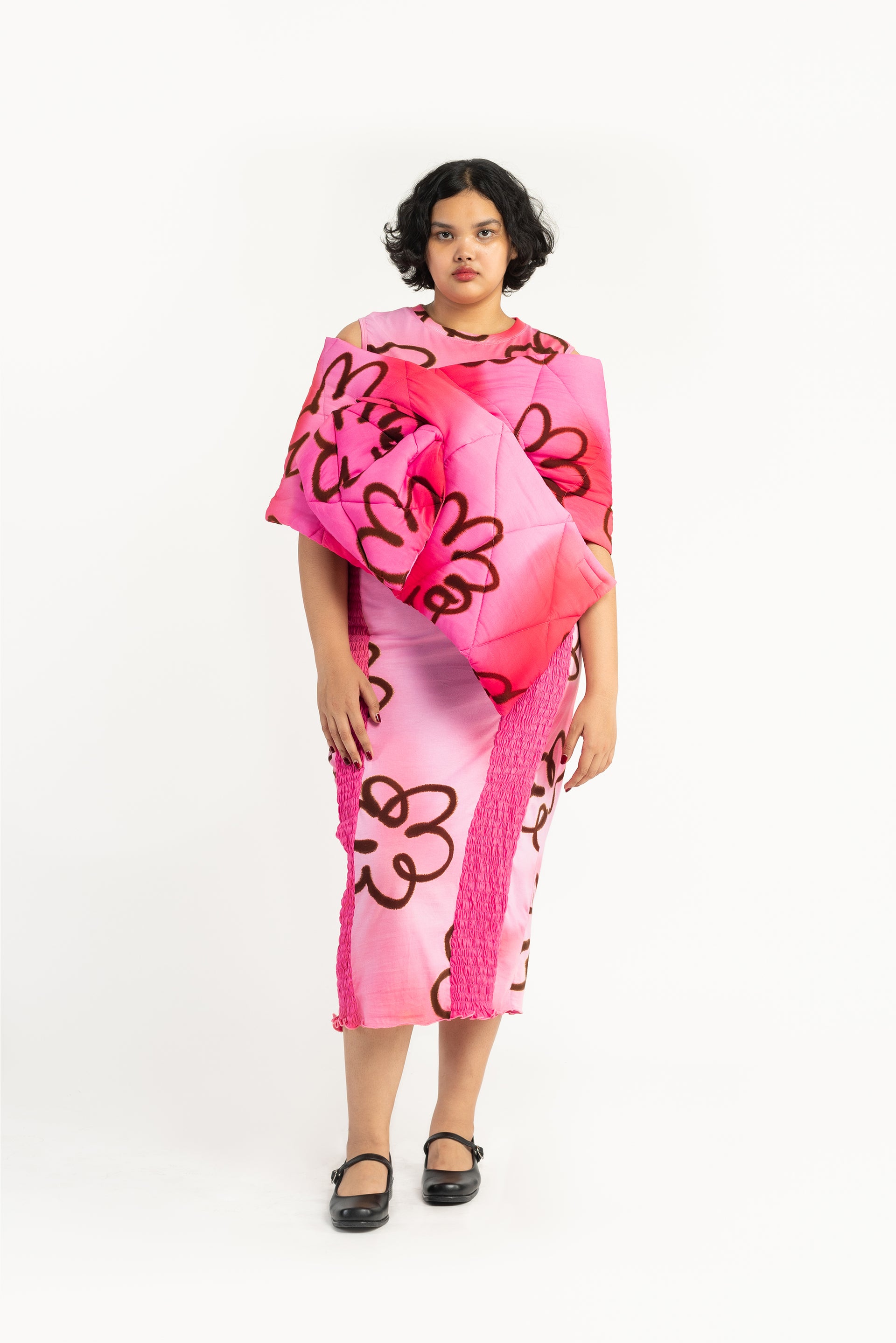 Azalea Puffer Scarf