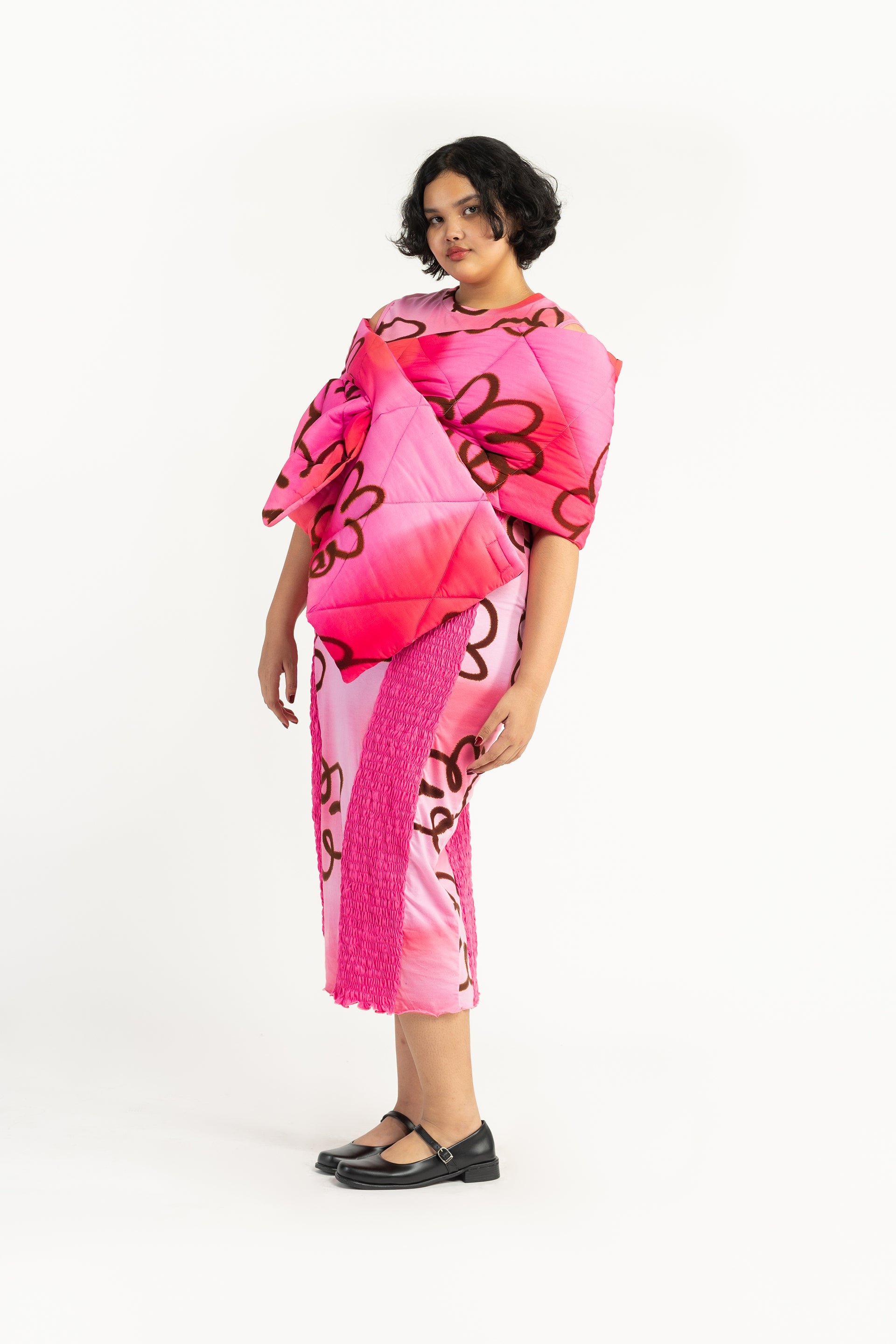 Azalea Puffer Scarf