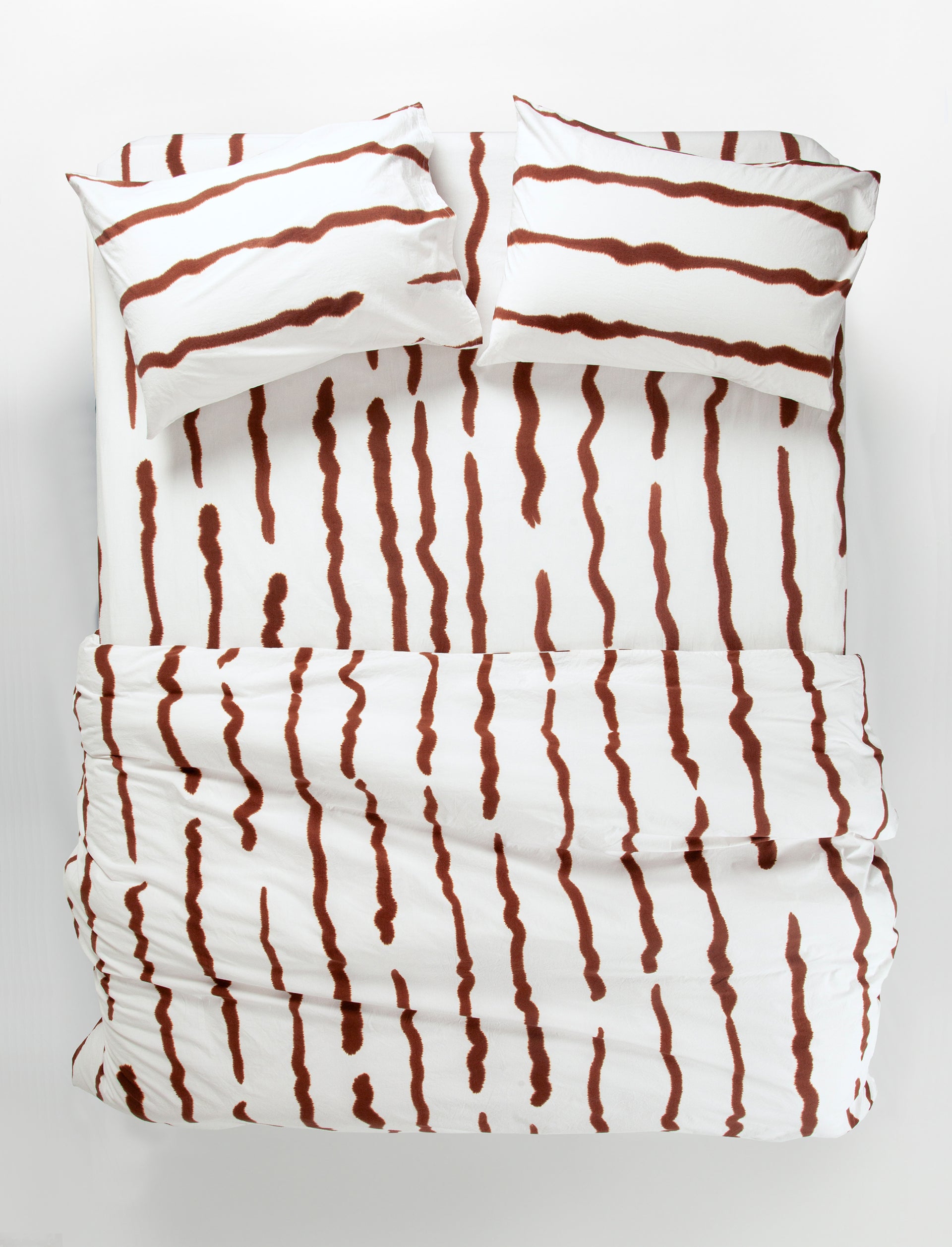 Choc Wave Cotton Quilt Cover Set
