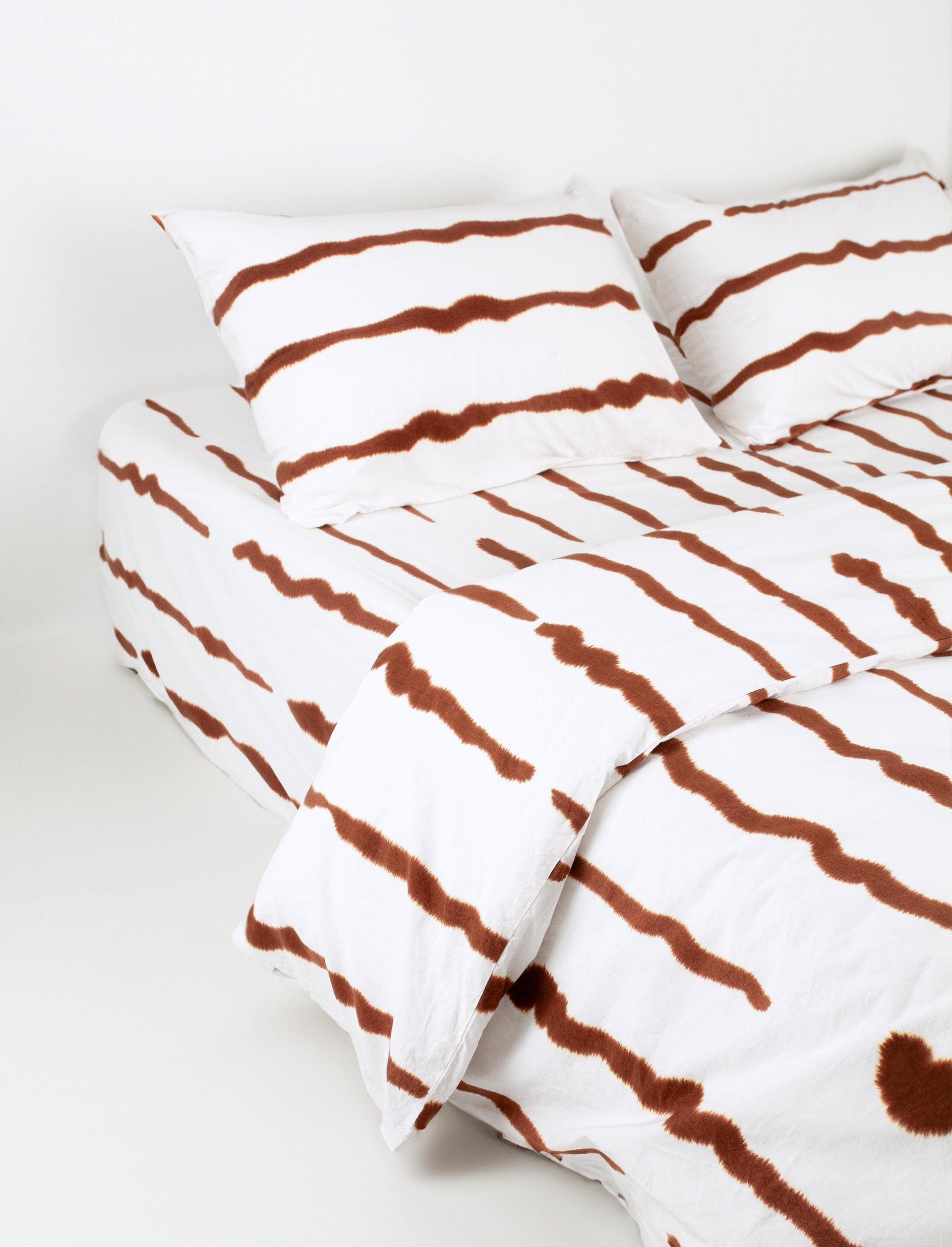 Choc Wave Cotton Quilt Cover Set