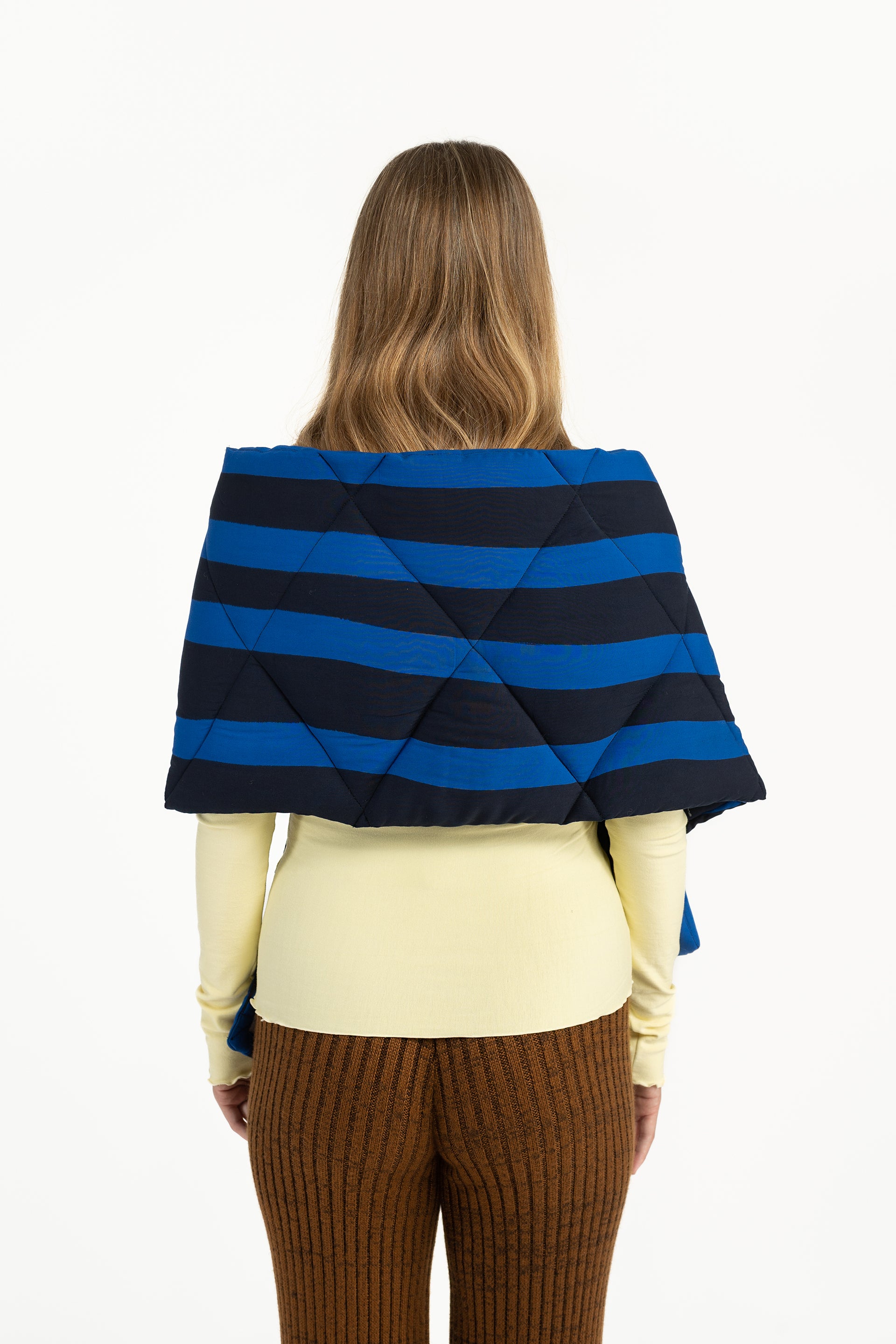 Cobalt Duo Puffer Scarf