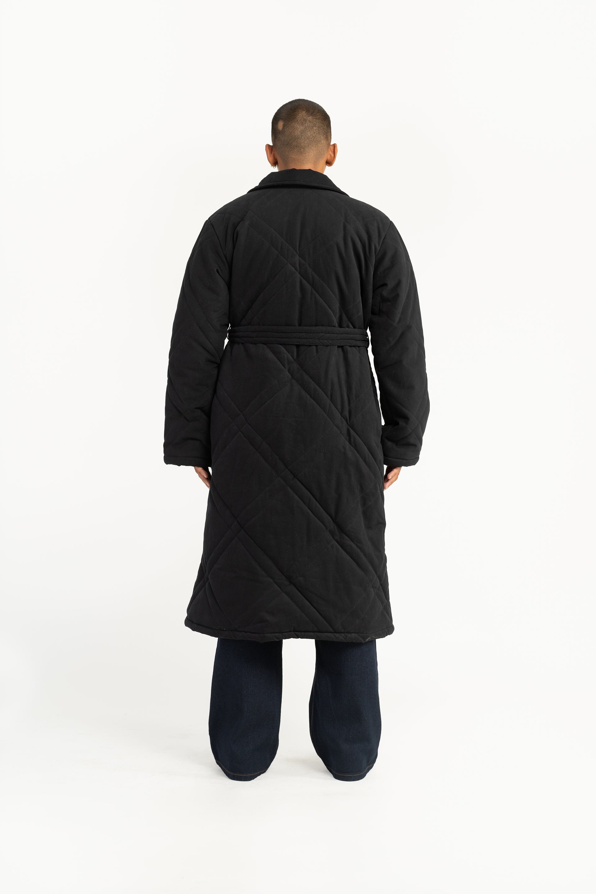 Ebony Puffer Trench