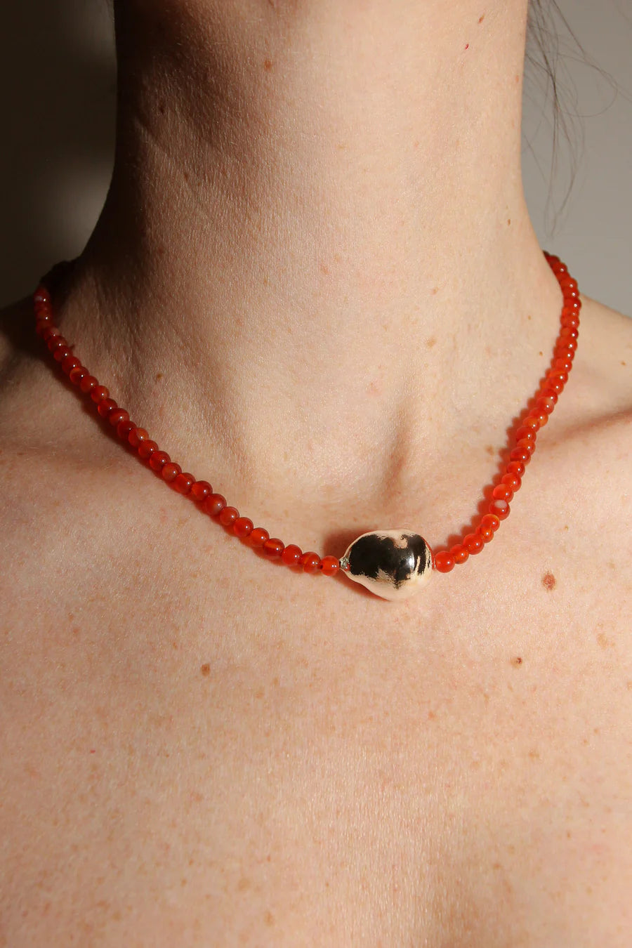 Agate Pepita Necklace - Par Moi