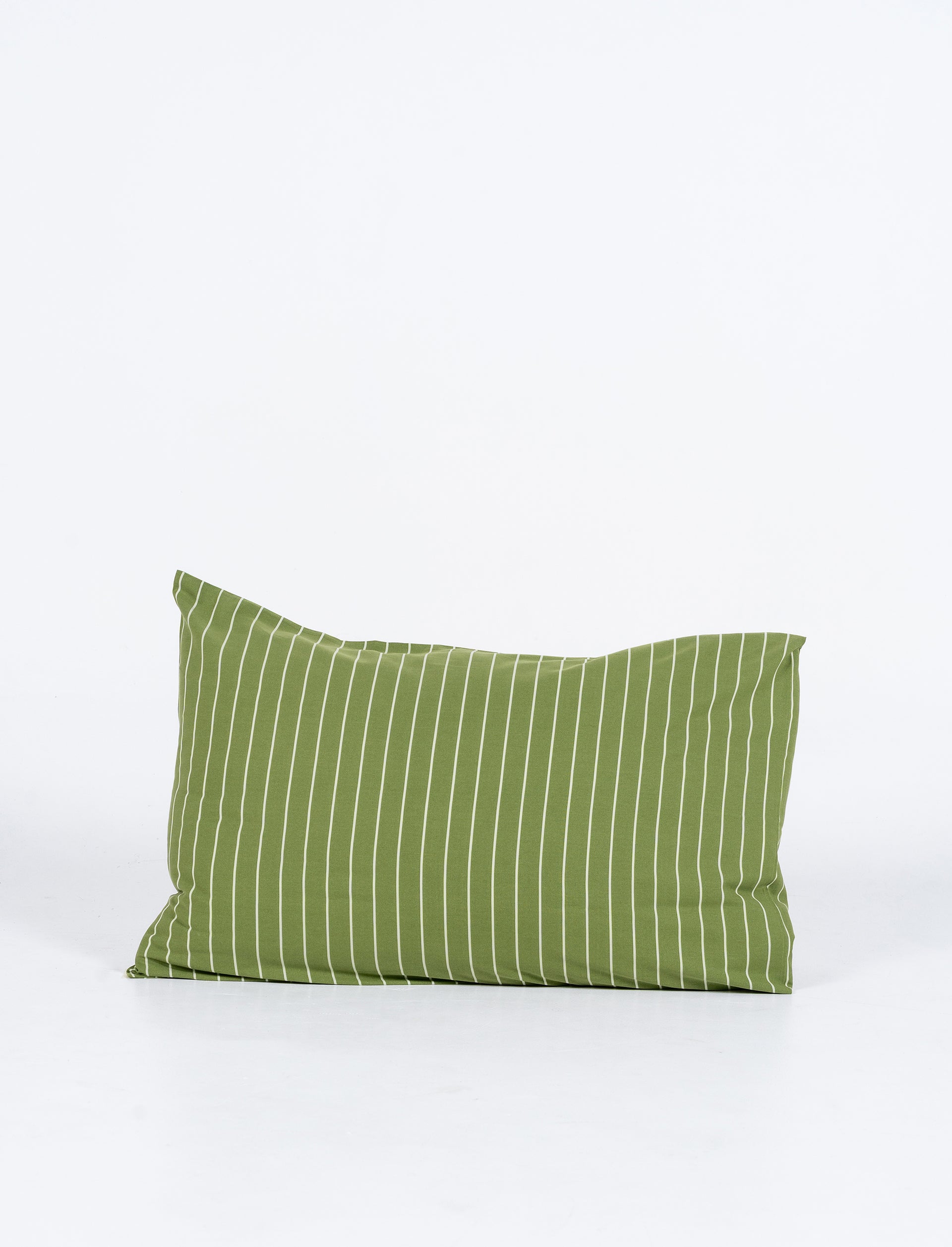 Matcha Stripe Bamboo Pillowcase Set