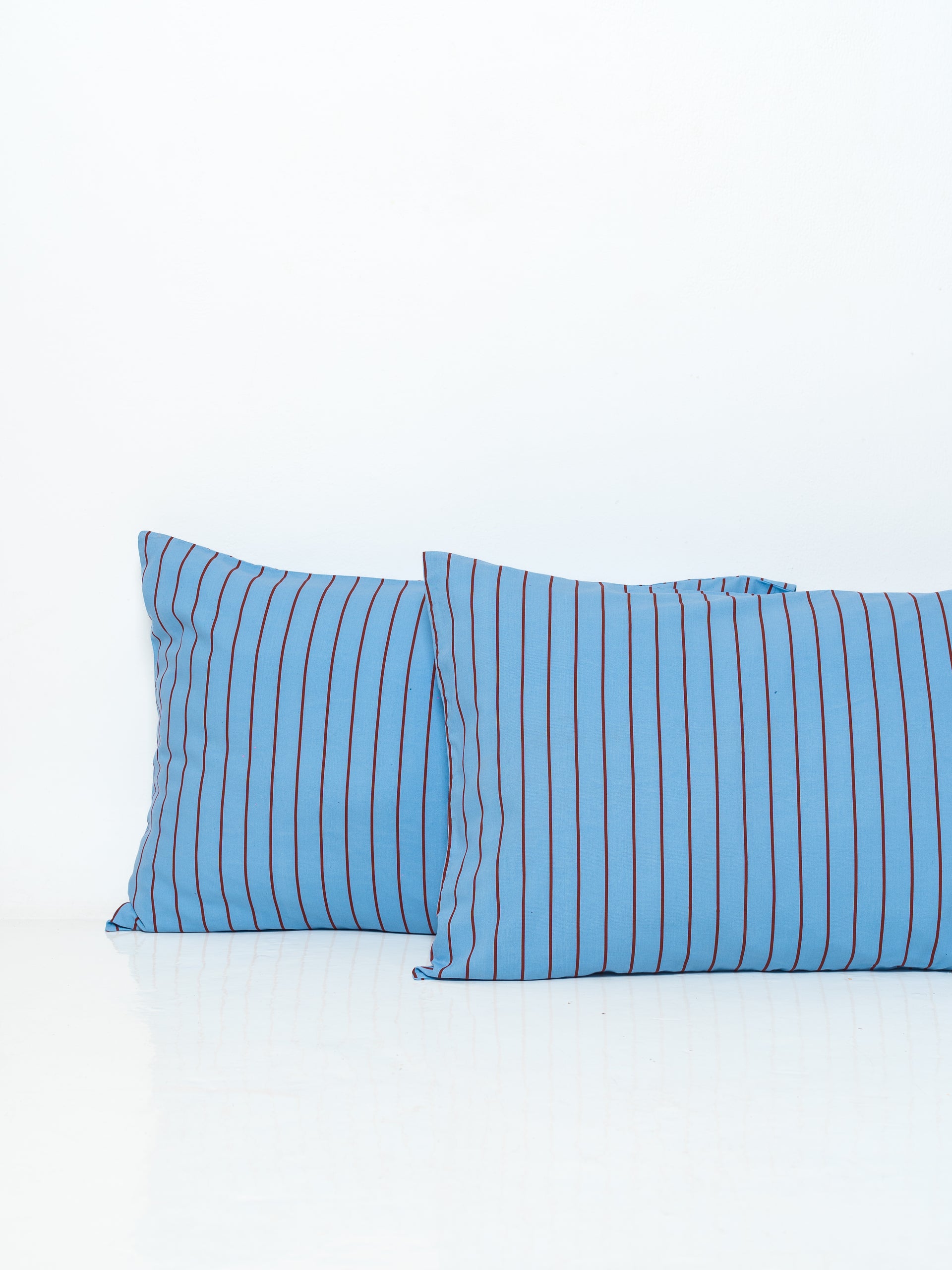Blueberry Stripe Pillowcase Set