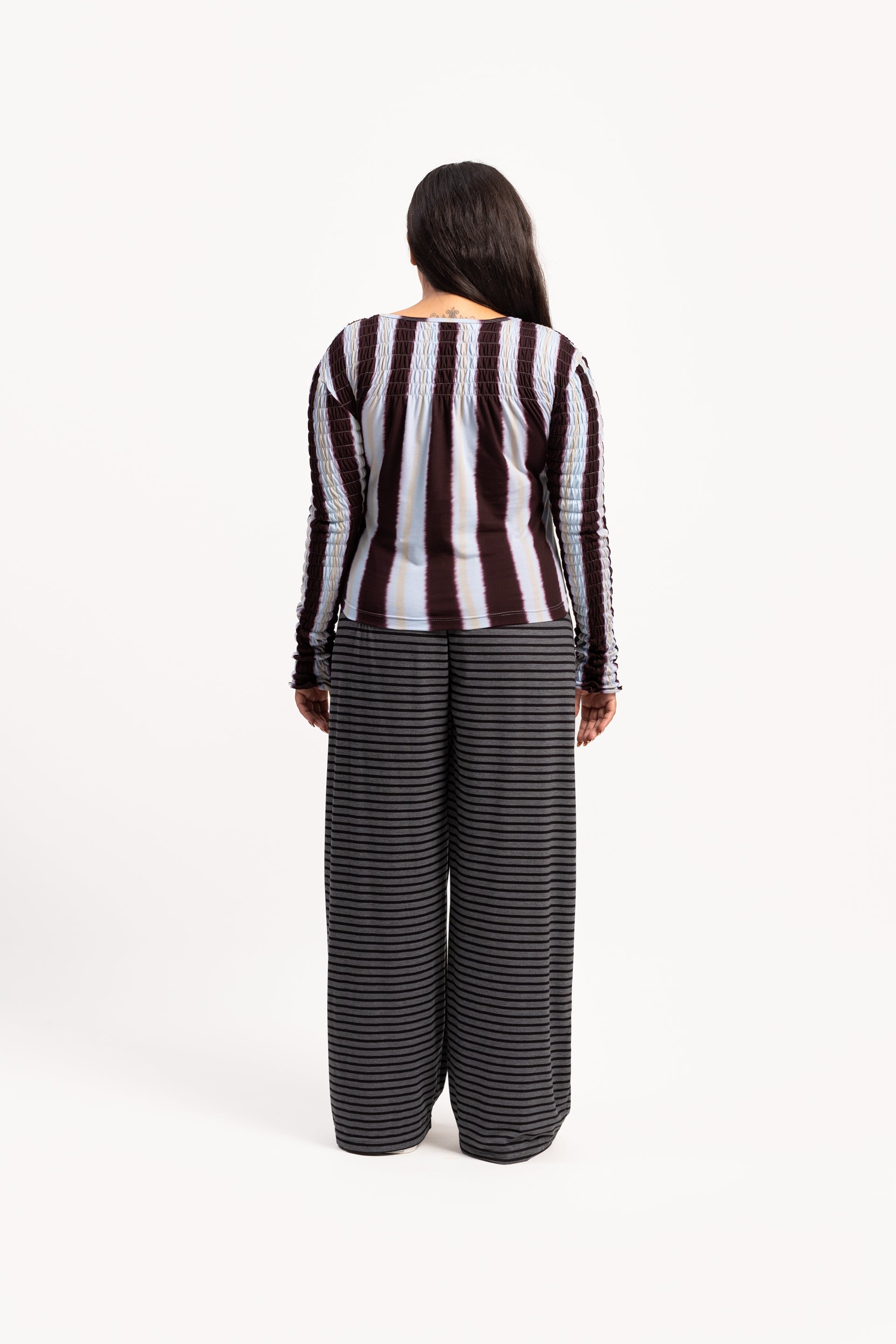Elliot Shirred Sleeve Top