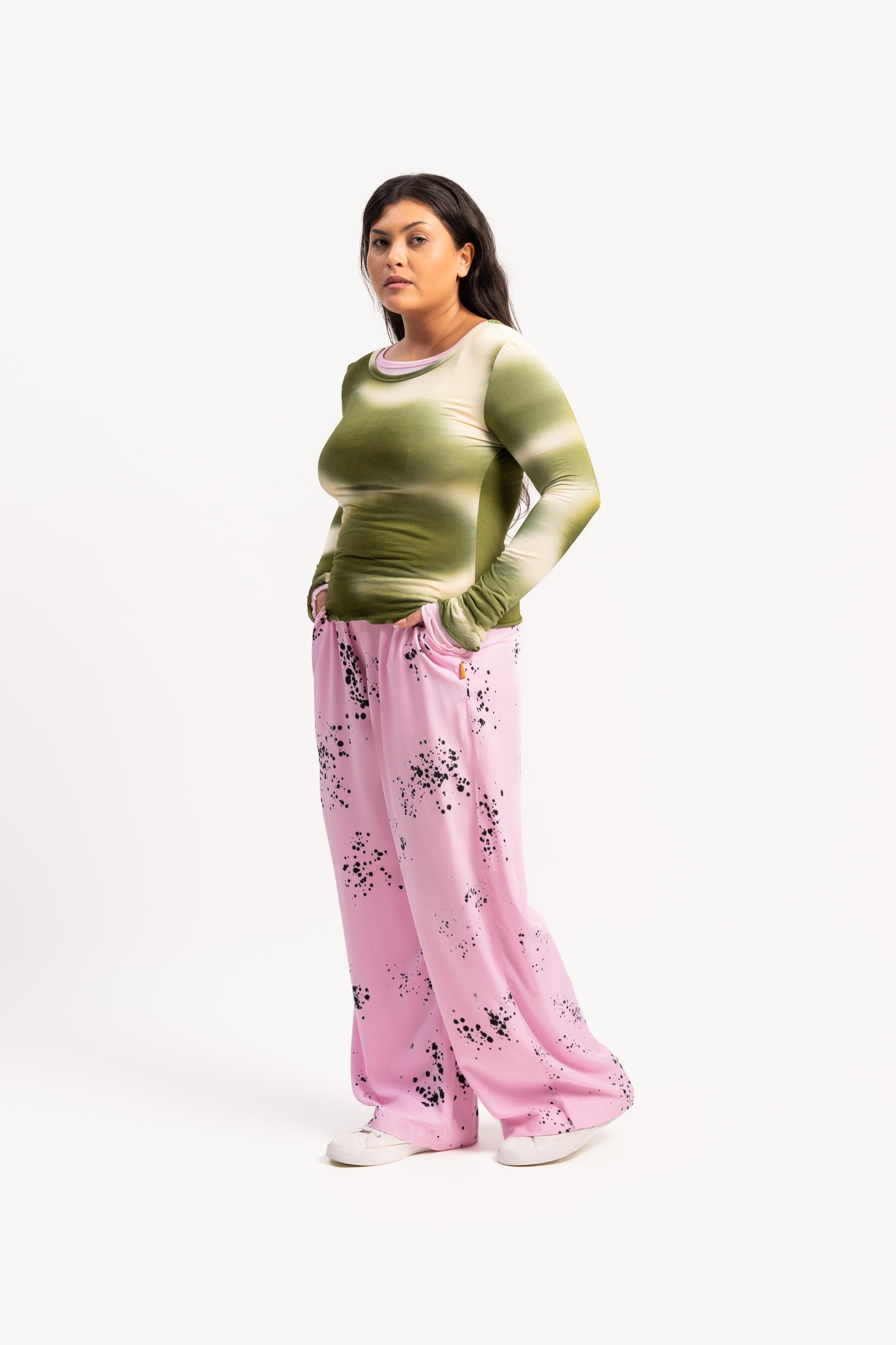 Aria Double Layer Long Sleeve Top