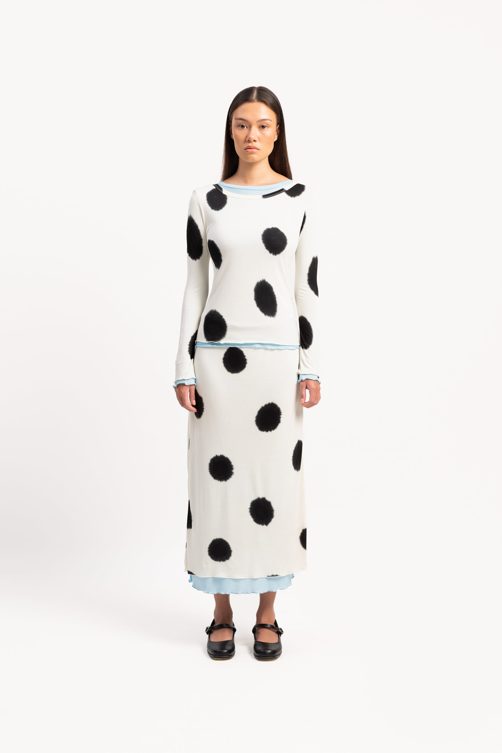 Pippa Double Layer Long Sleeve Top