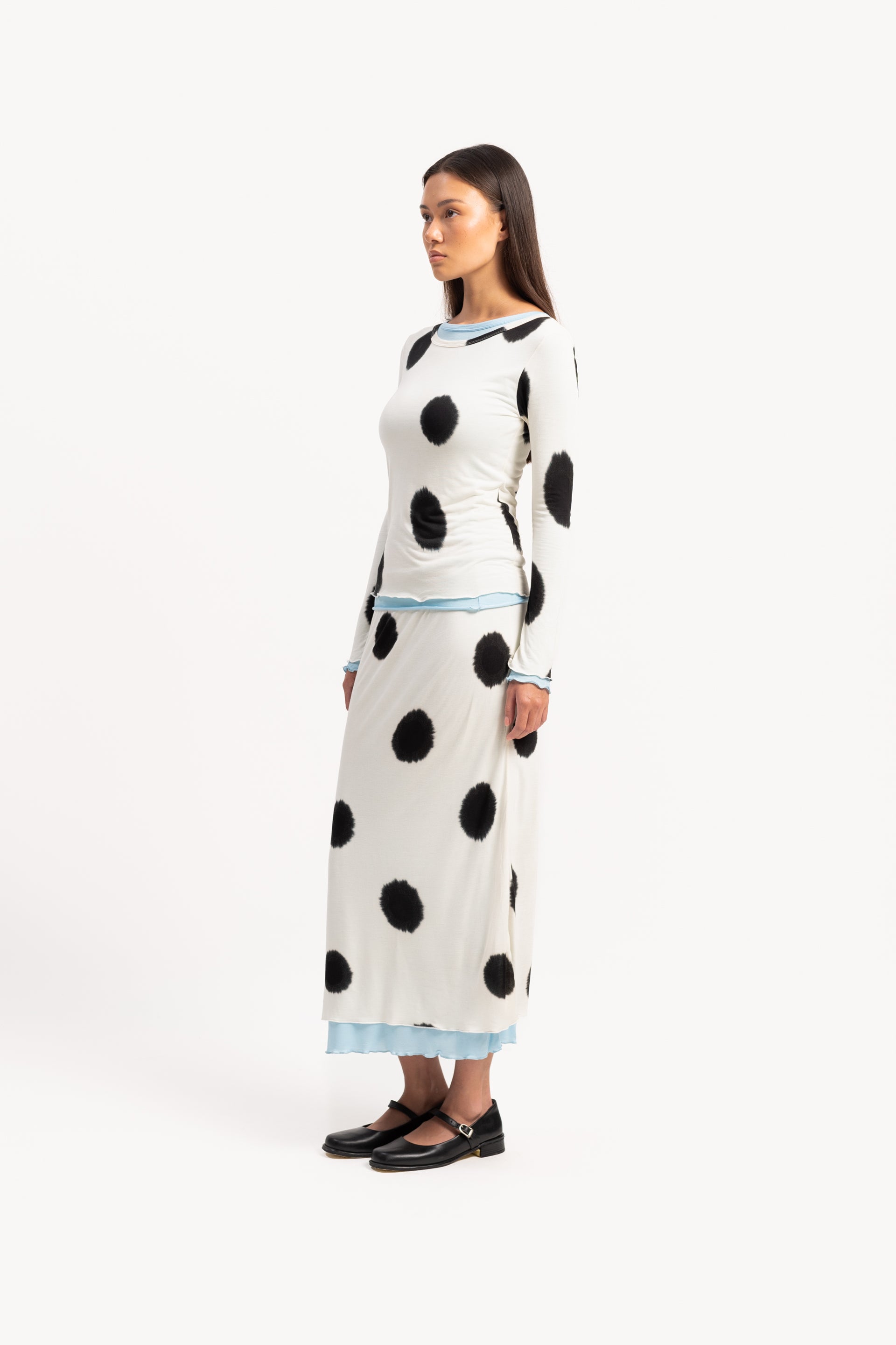 Pippa Double Layer Long Sleeve Top