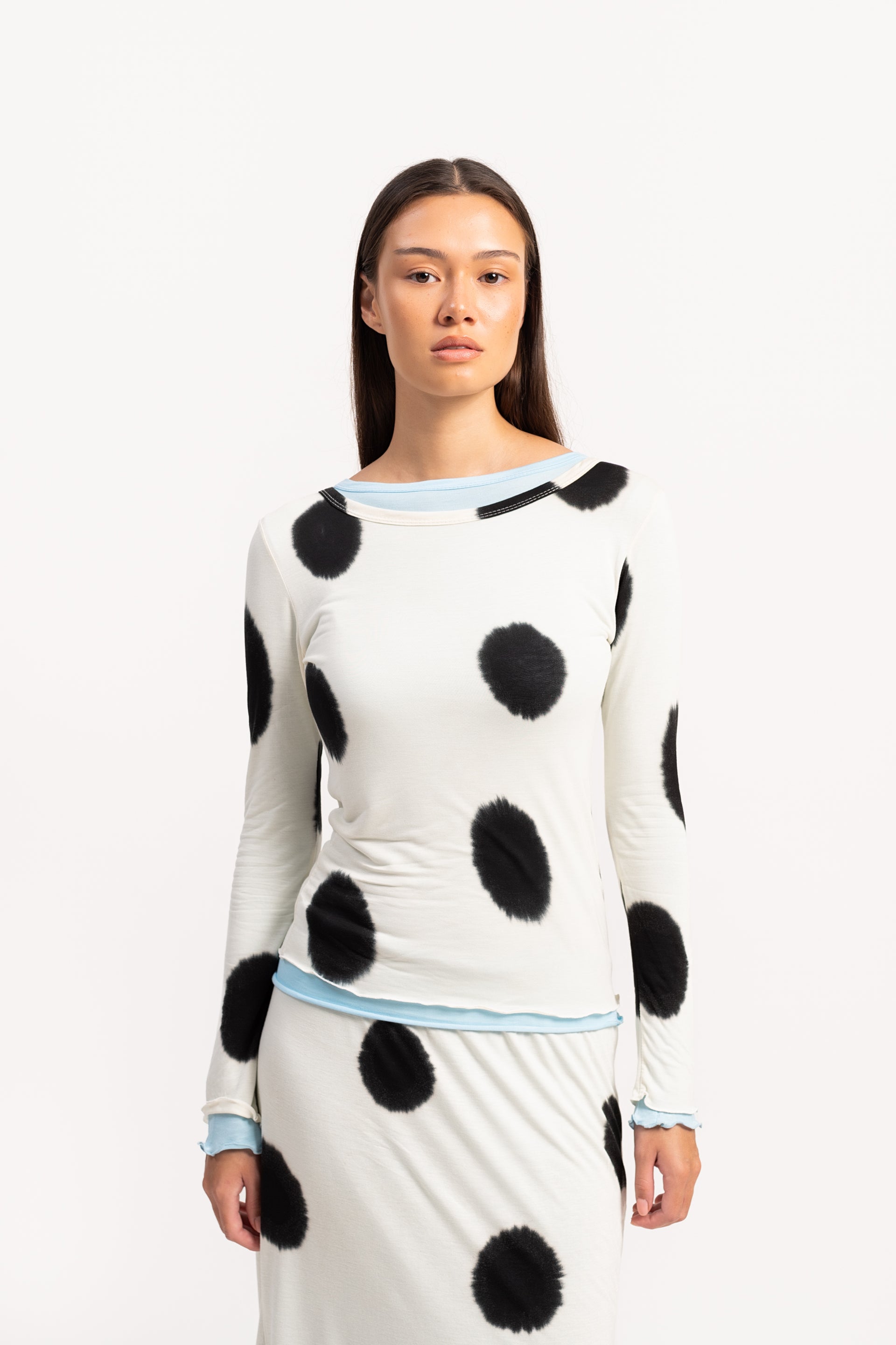 Pippa Double Layer Long Sleeve Top
