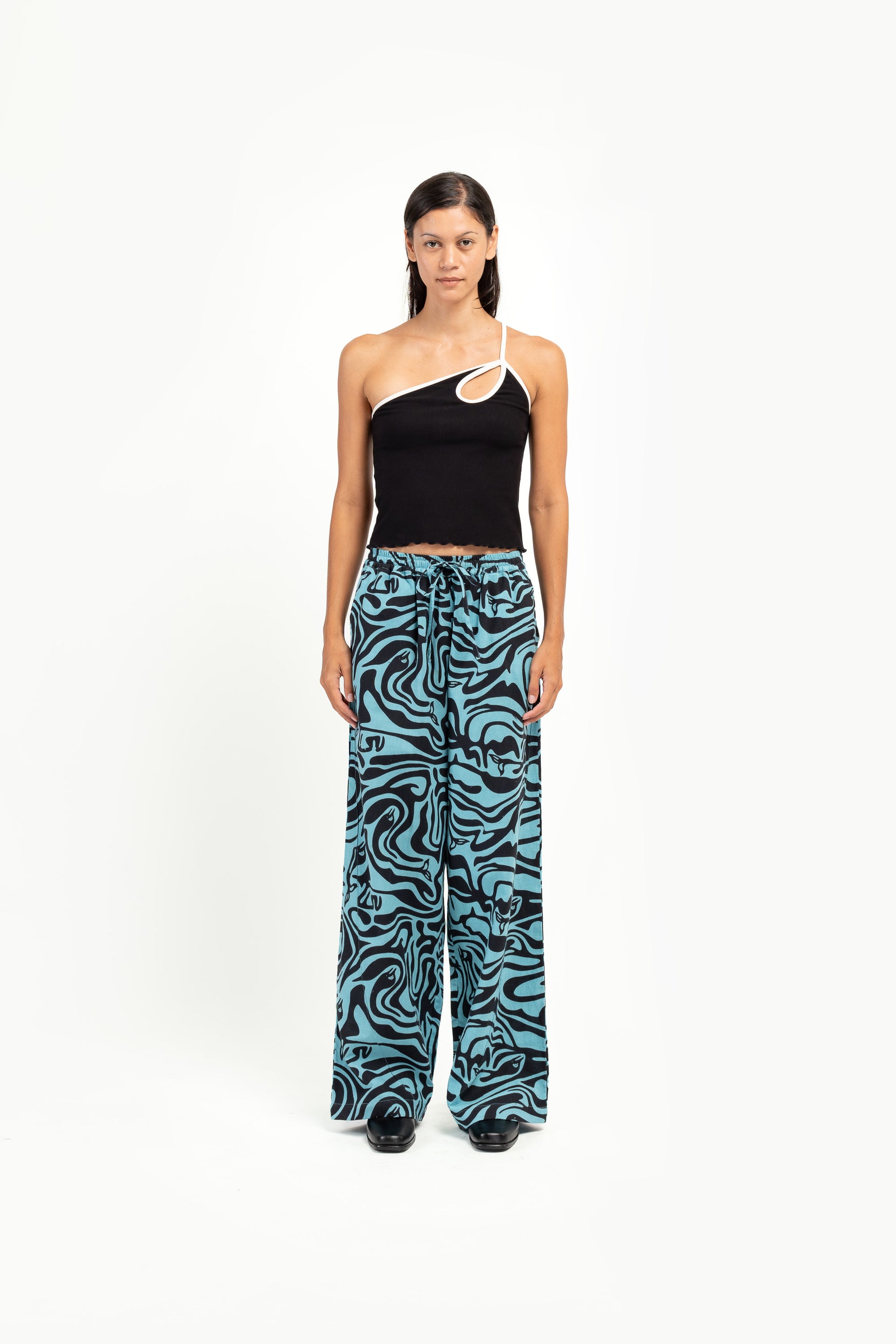 Blue Lagoon Long Holiday Pant