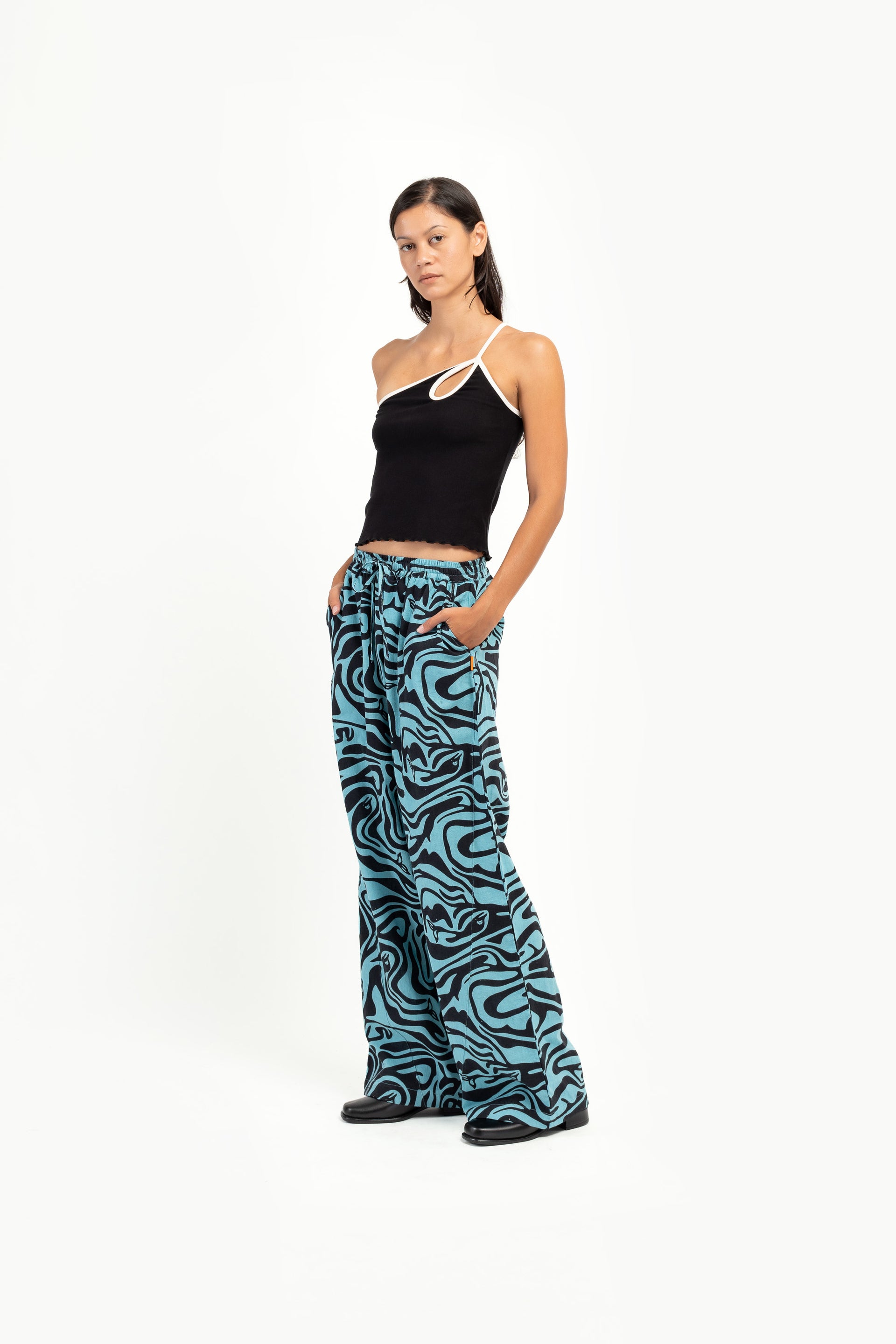 Blue Lagoon Long Holiday Pant