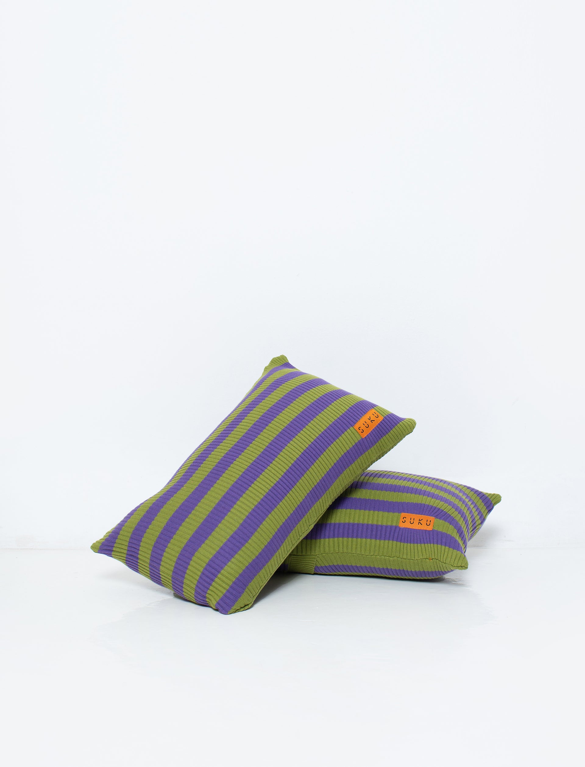 Parsley Ribbed Rectangle Cushion