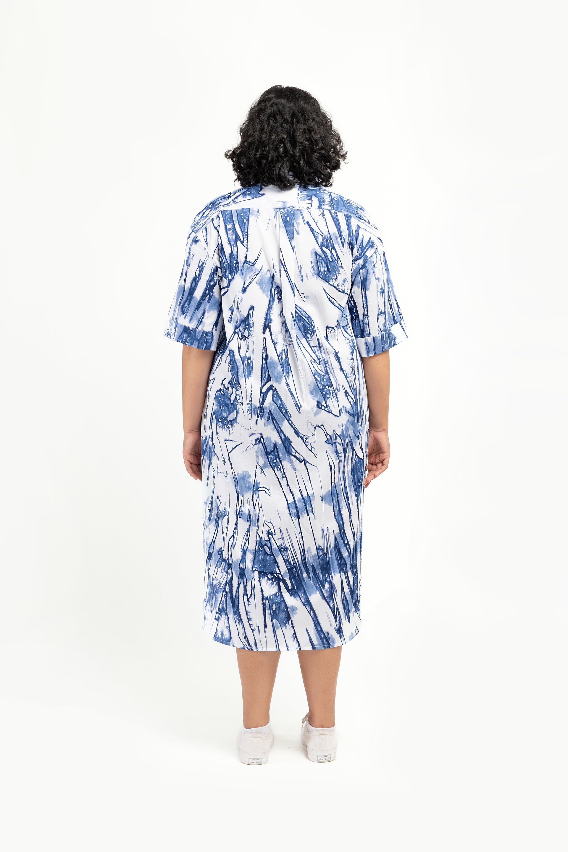 Waves Shirt Dress