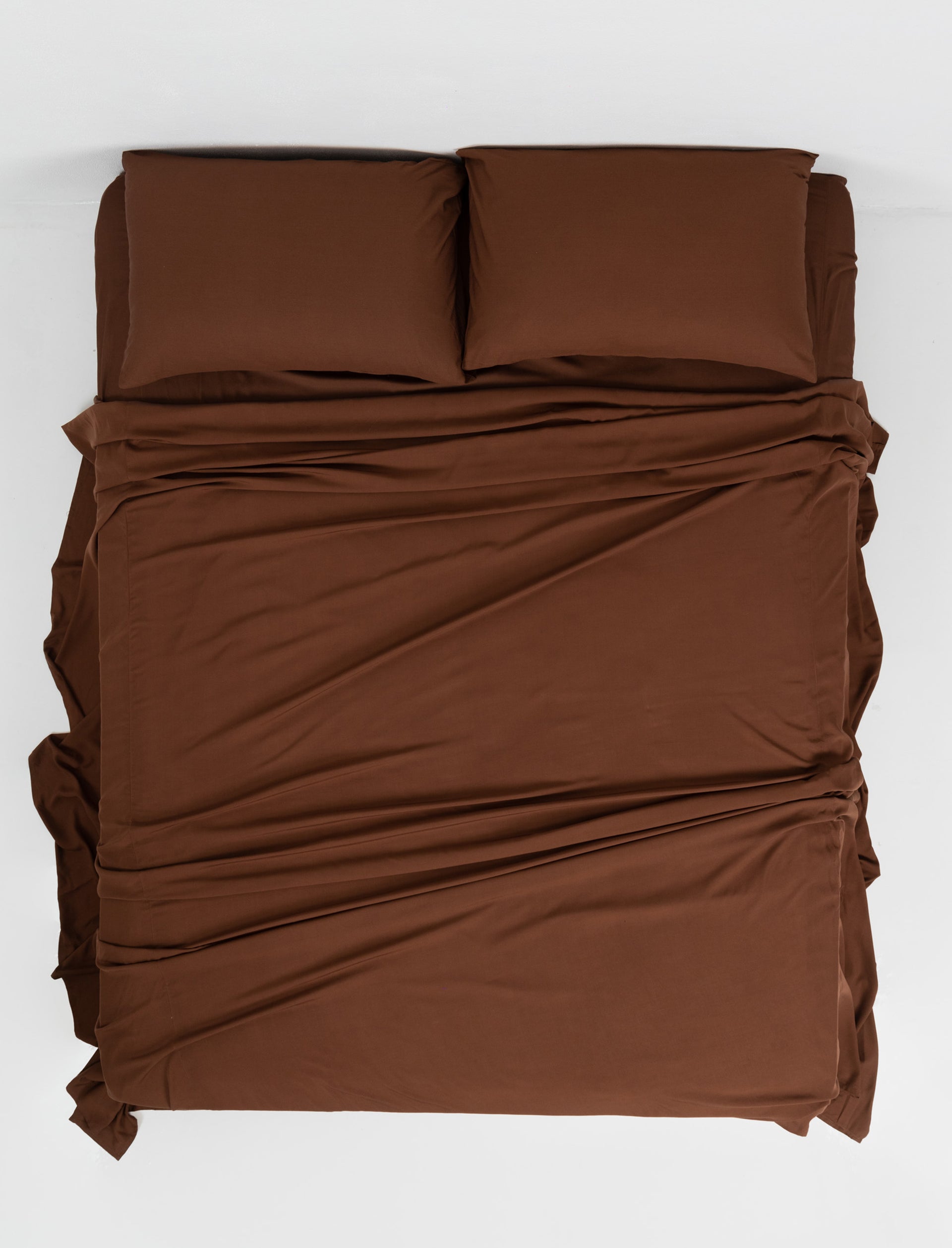Choc Bamboo Fitted Sheet