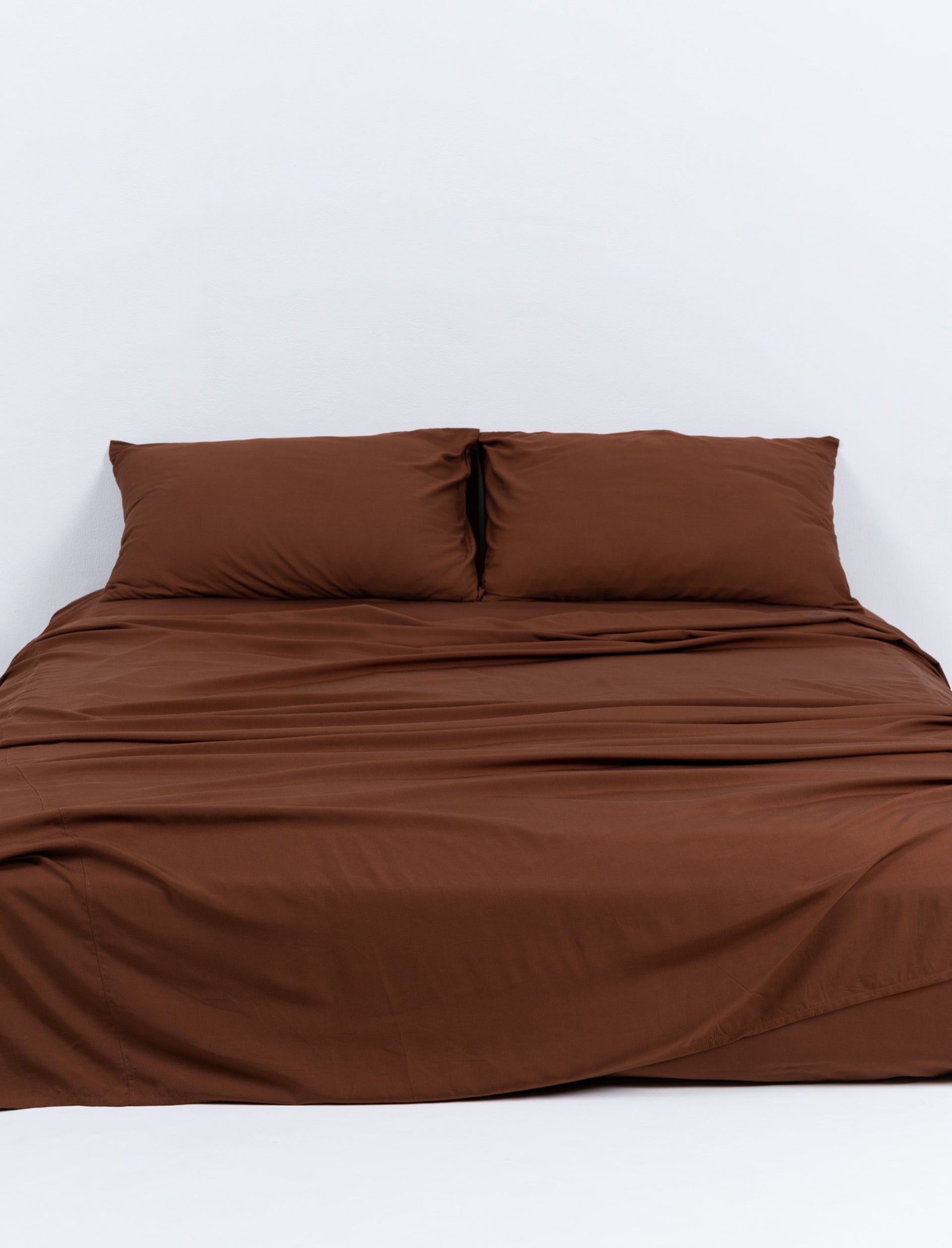 Choc Bamboo Fitted Sheet