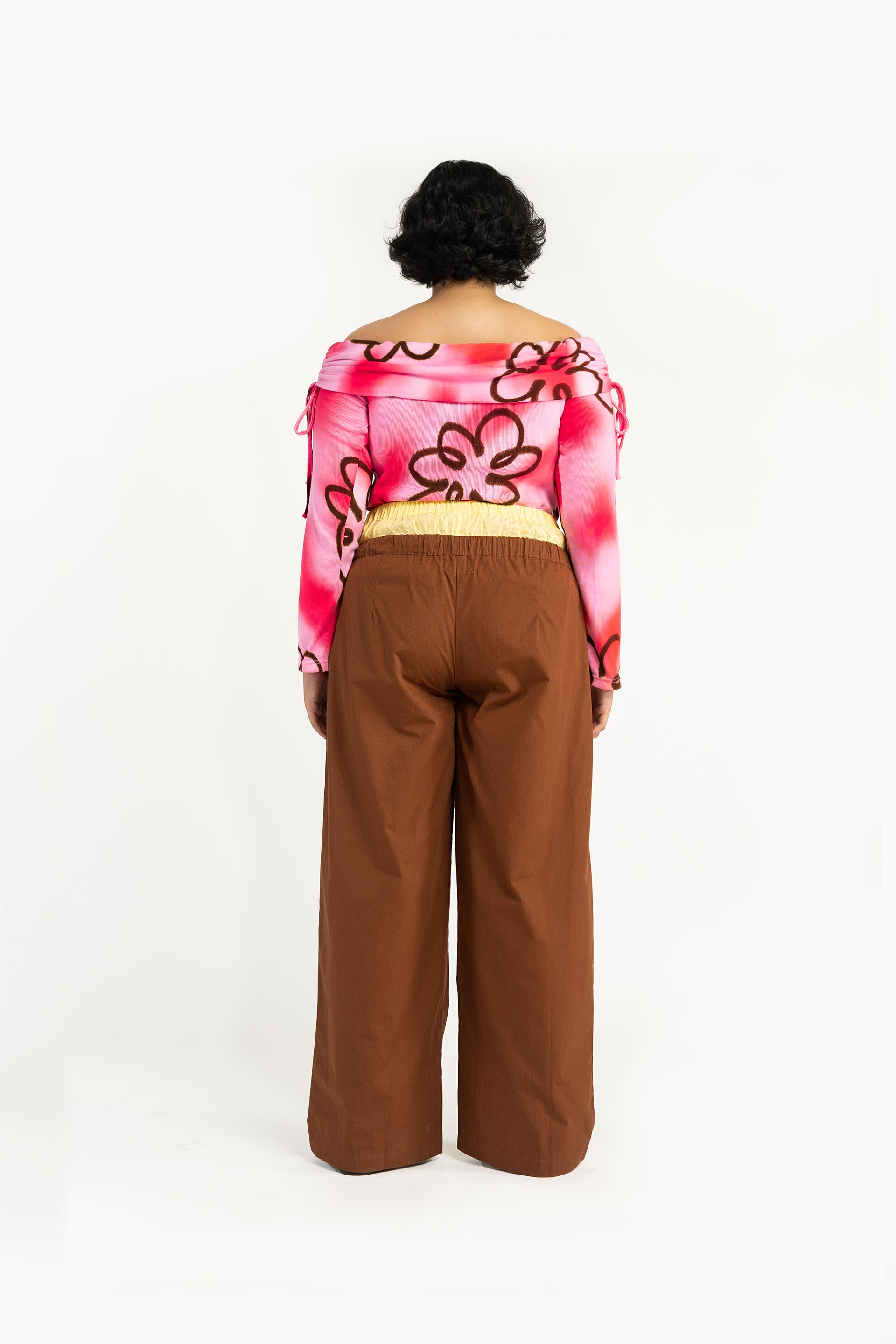 Choc Long Holiday Double Waist Pant