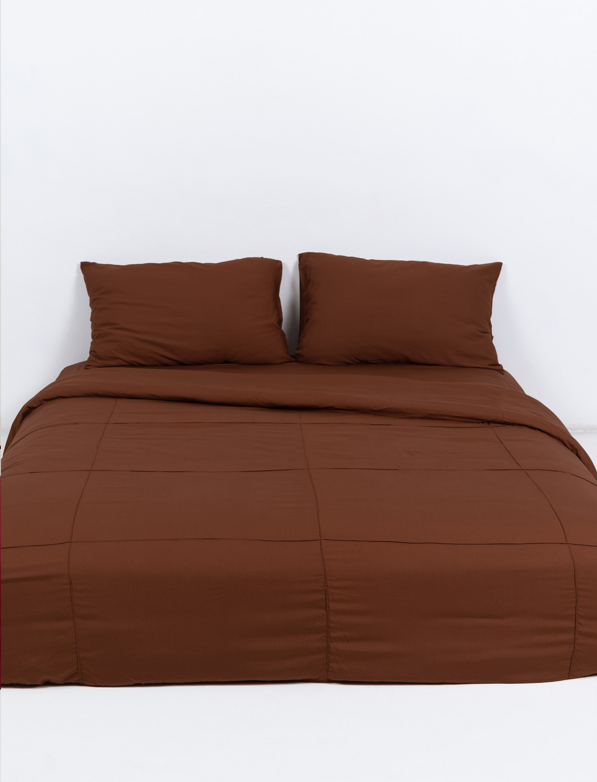 Choc Bamboo Quilt Cover Set