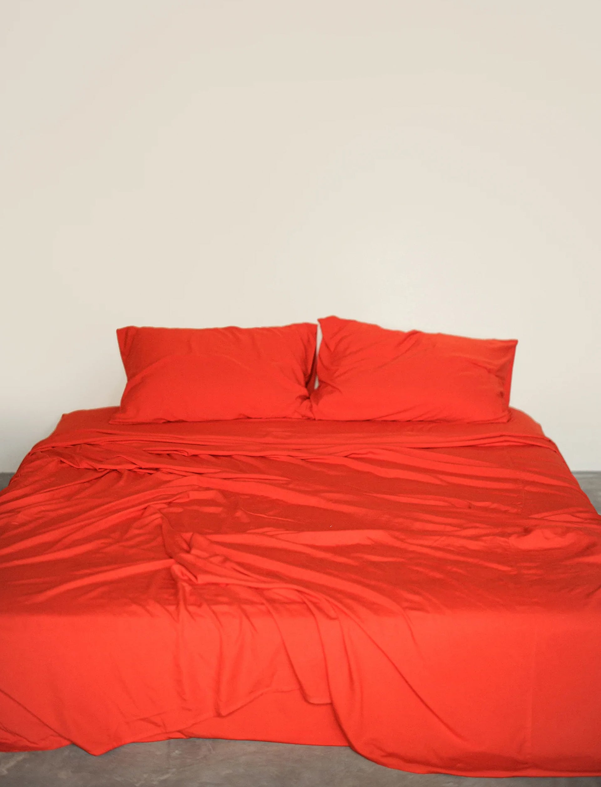 Scarlet Bamboo Flat Sheet