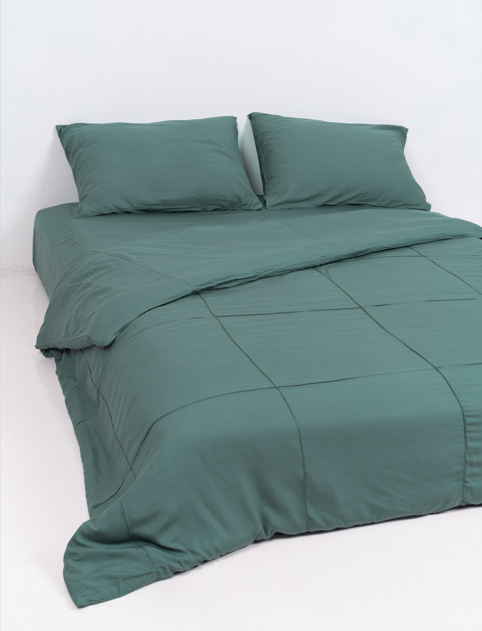 Stone Bamboo Quilt Cover Set