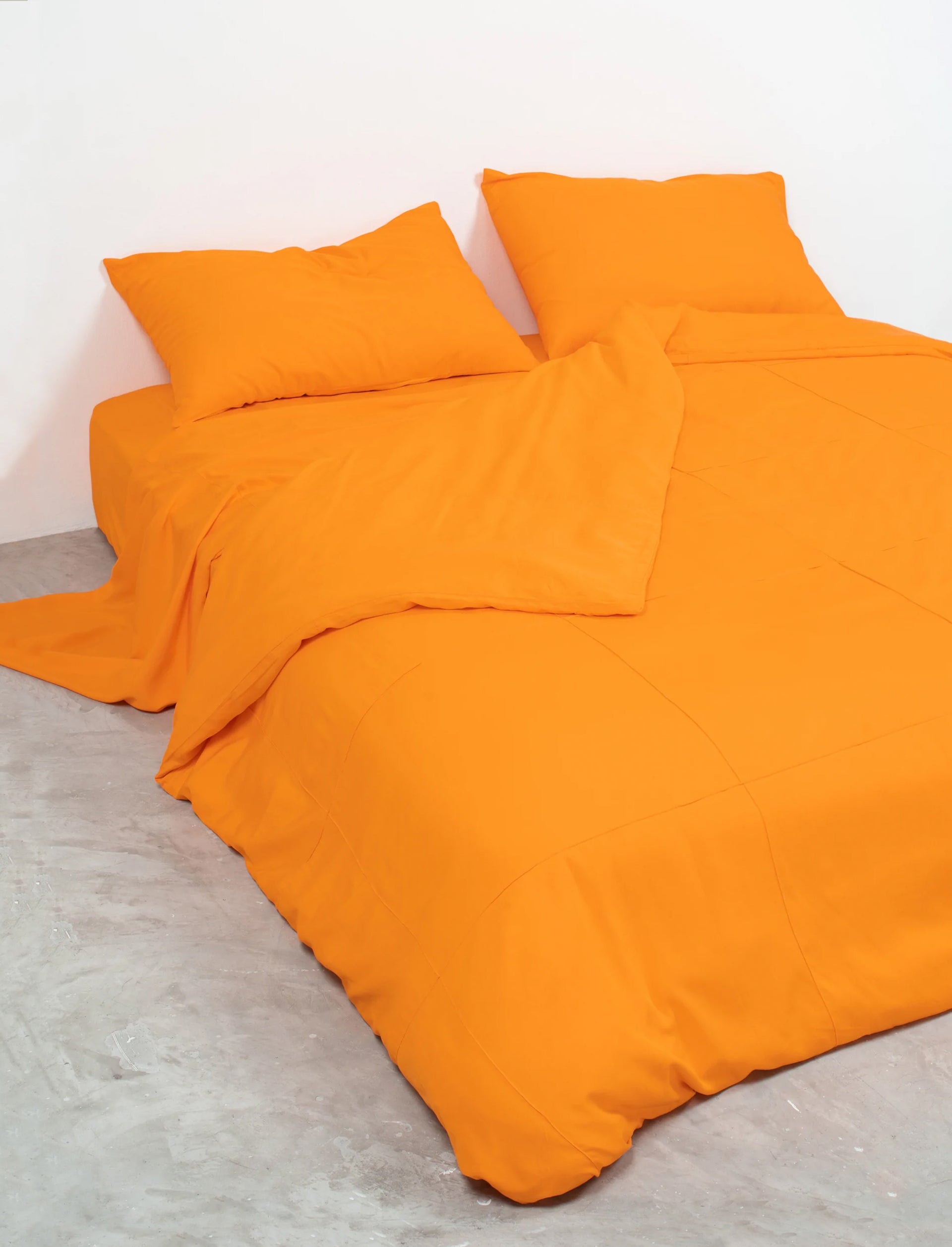 Tangerine Bamboo Fitted Sheet