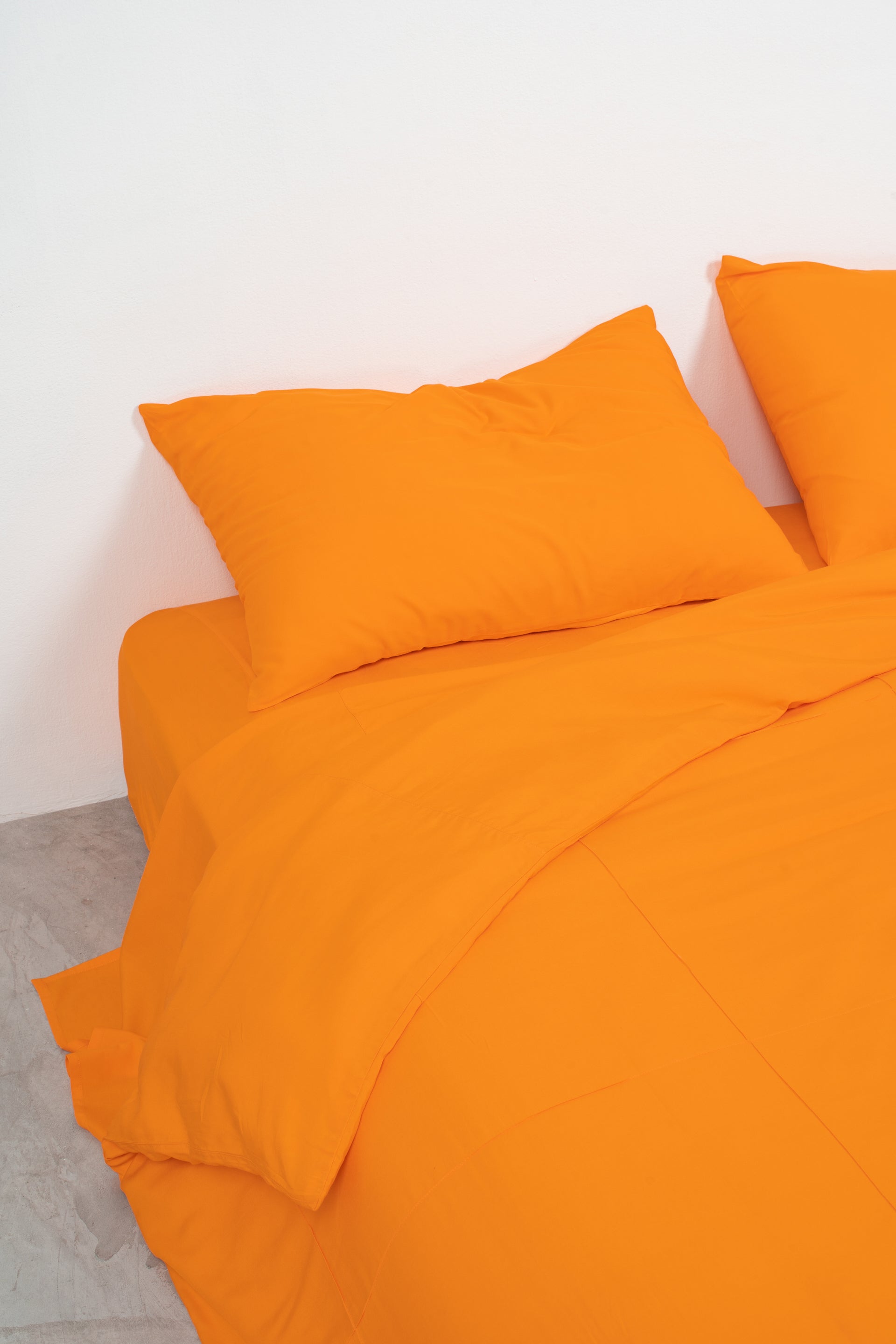 Tangerine Bamboo Quilt Cover Set