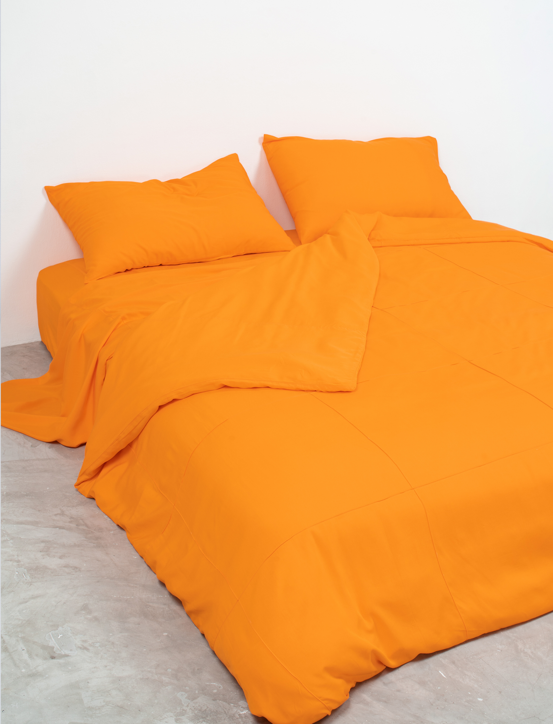 Tangerine Bamboo Quilt Cover Set