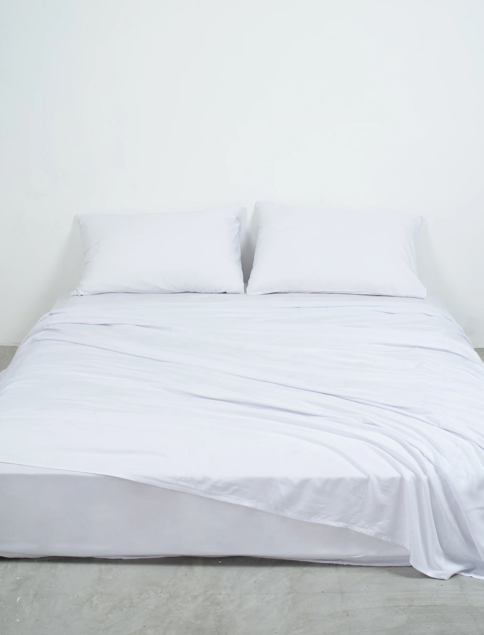 White Bamboo Flat Sheet