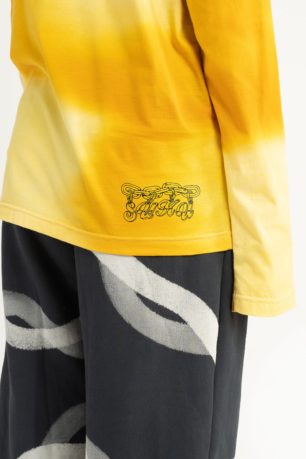 Yellow Chain Long Sleeve Tee