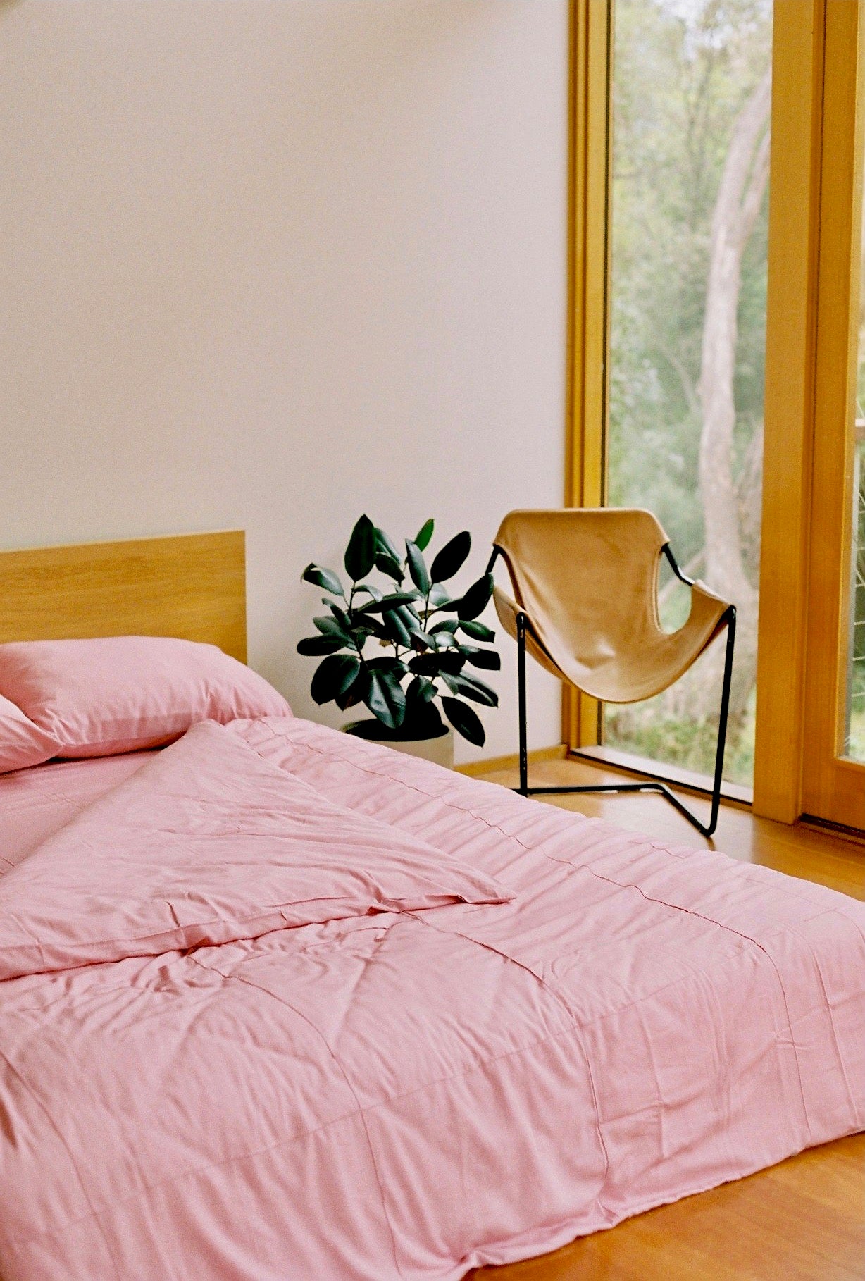 Dust Pink Quilt Cover Set
