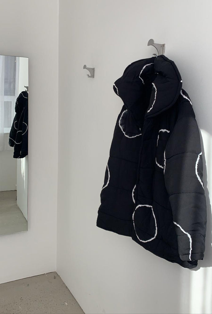 Moon Short Puffer Robe