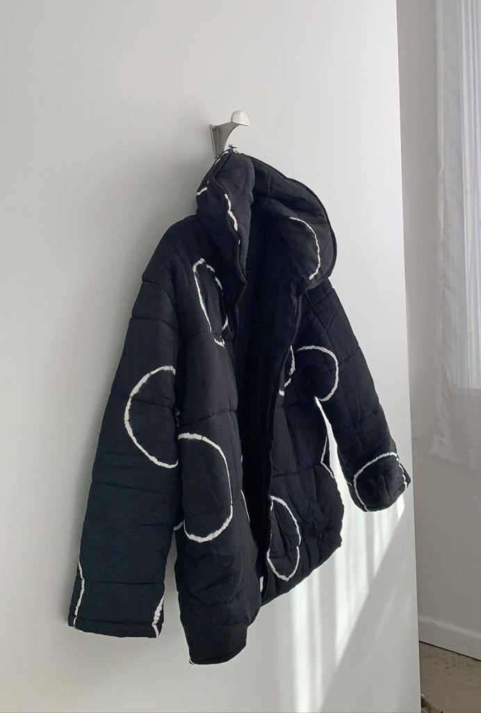 Moon Short Puffer Robe