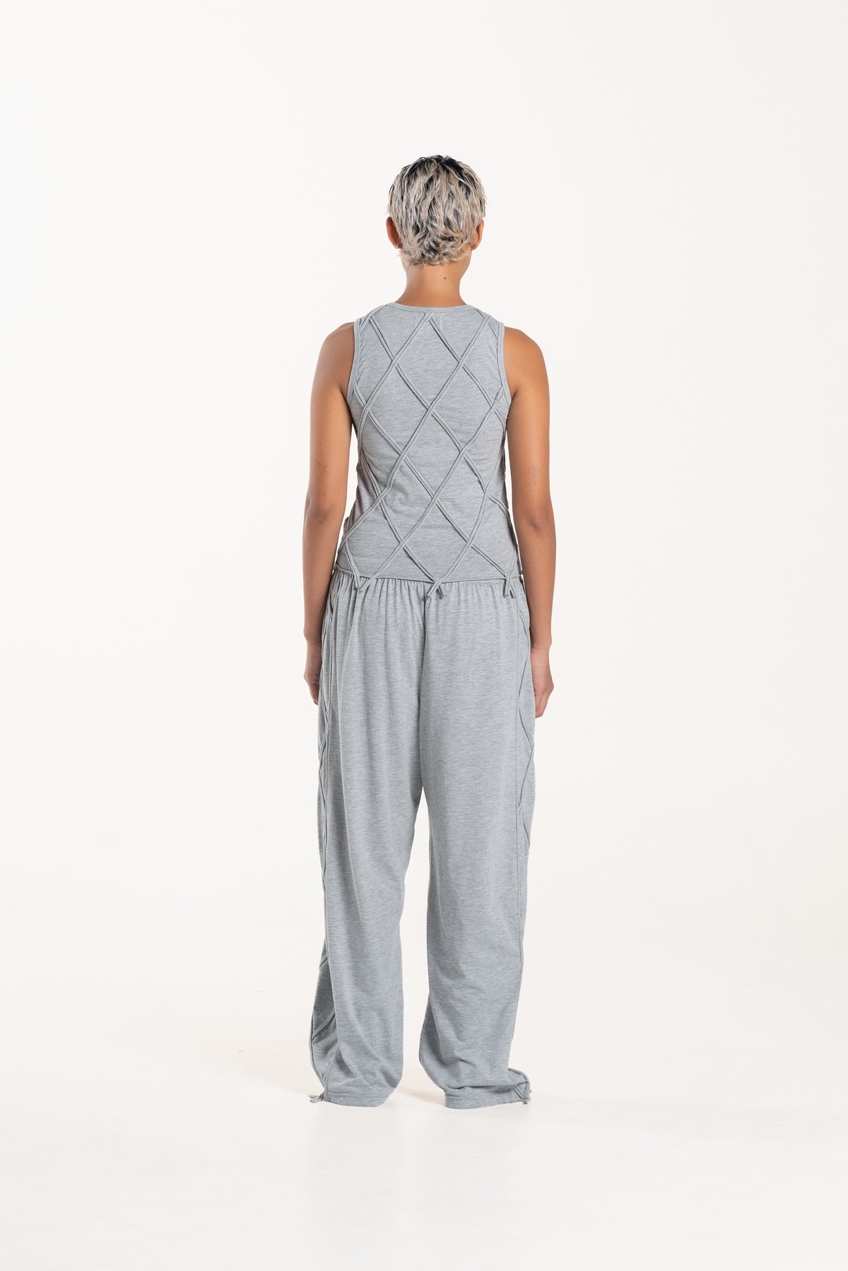 Grey Diamond Muscle Tank