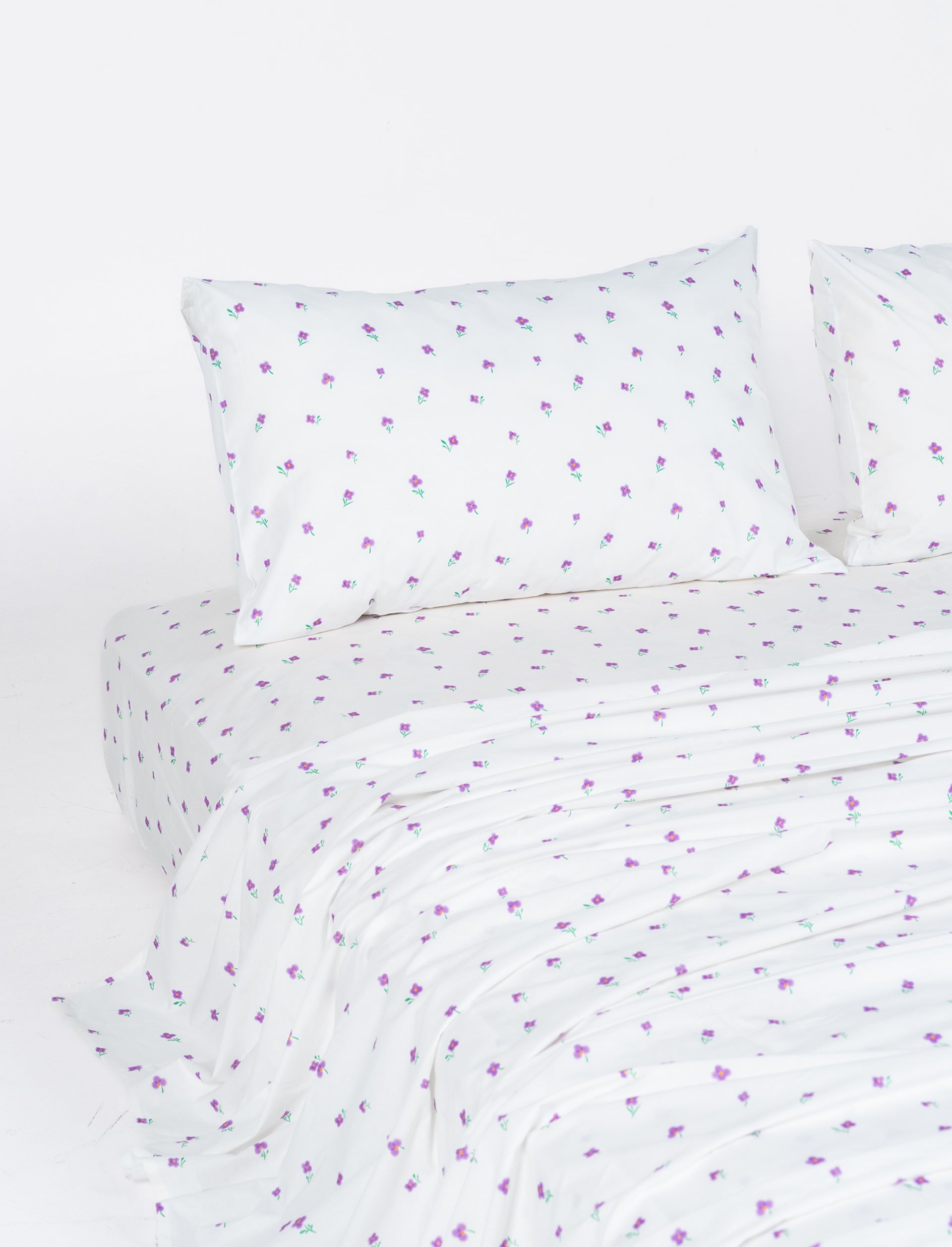 Wildflower Cotton Fitted Sheet