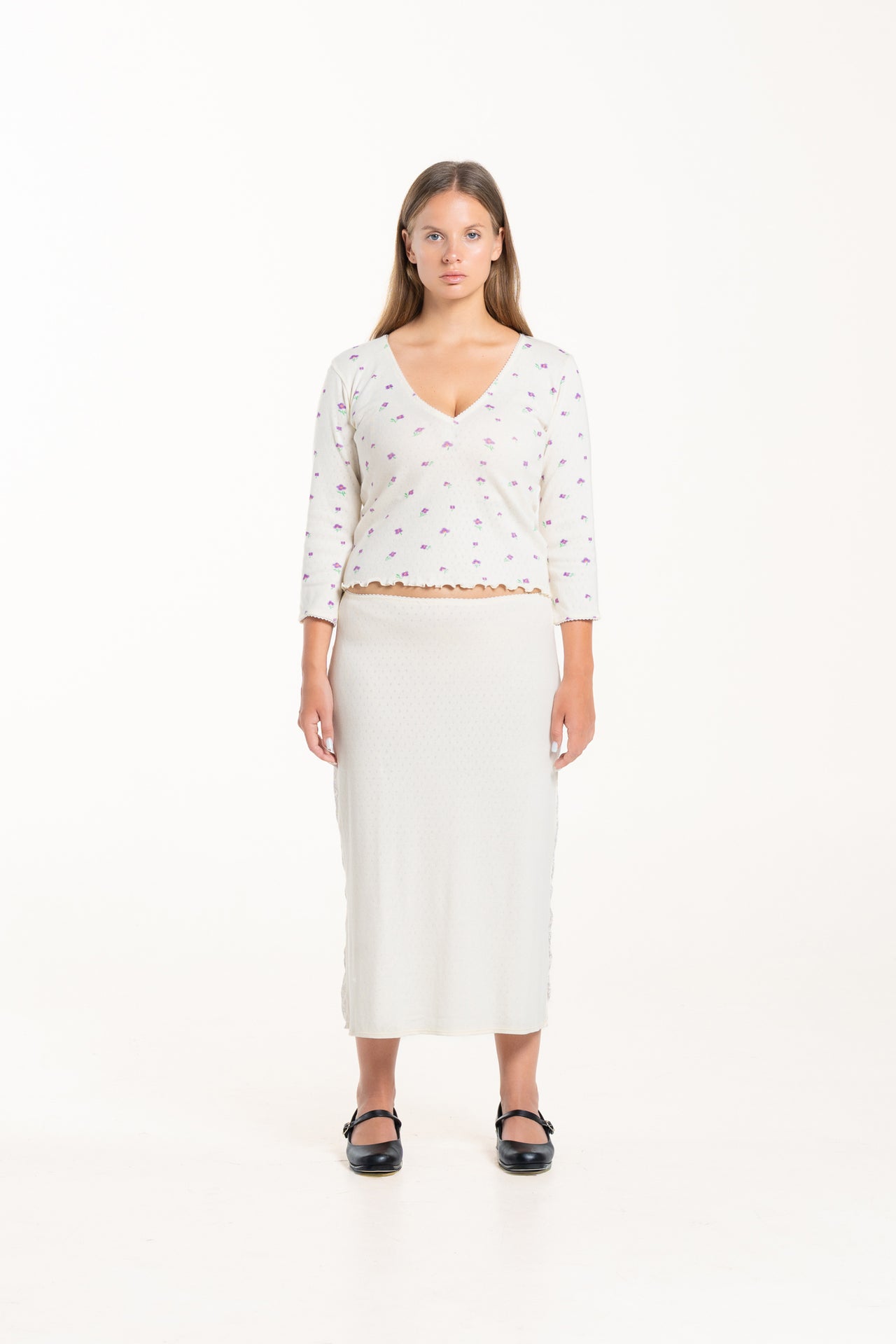 Wildflower V Neck Top