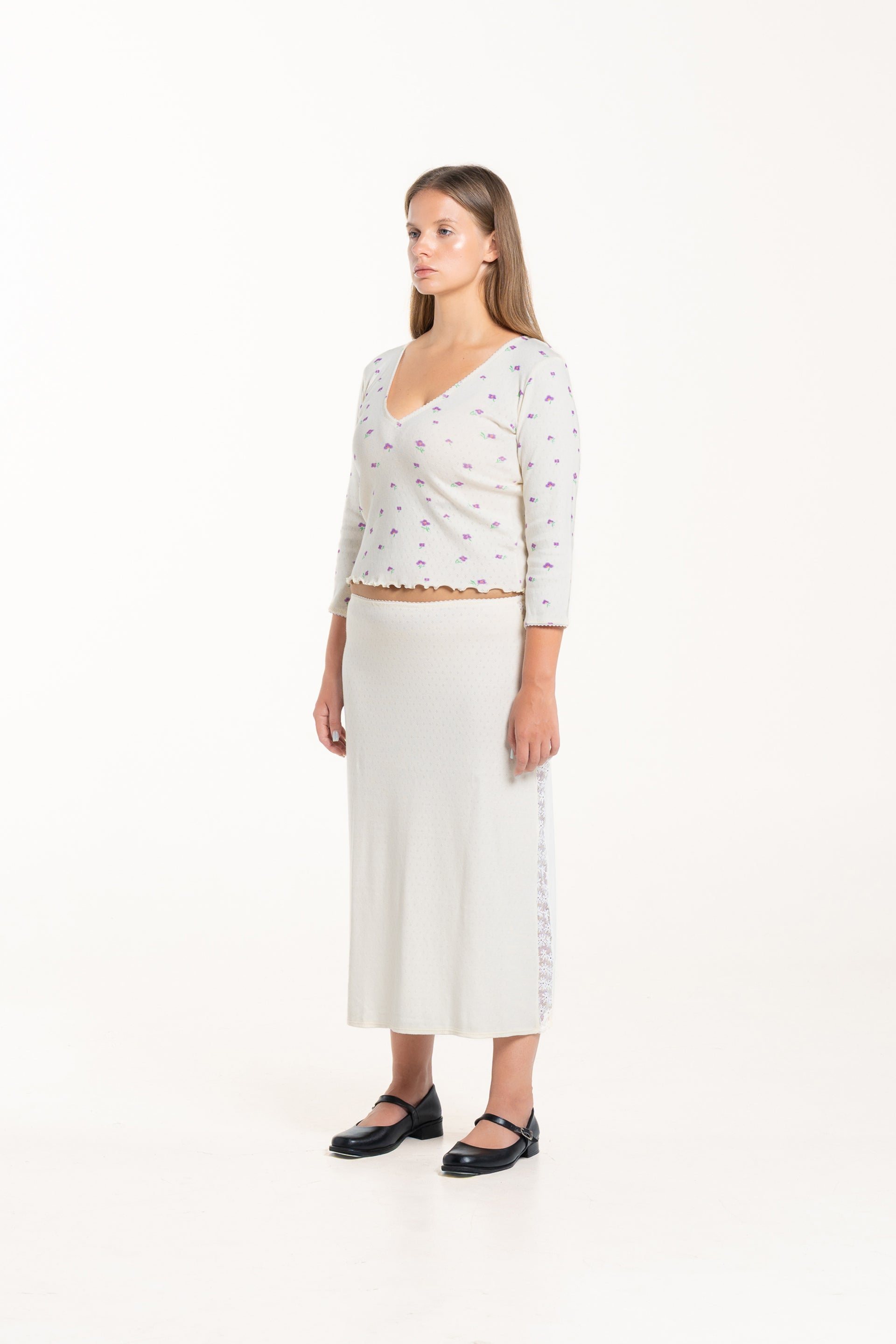 Wildflower V Neck Top