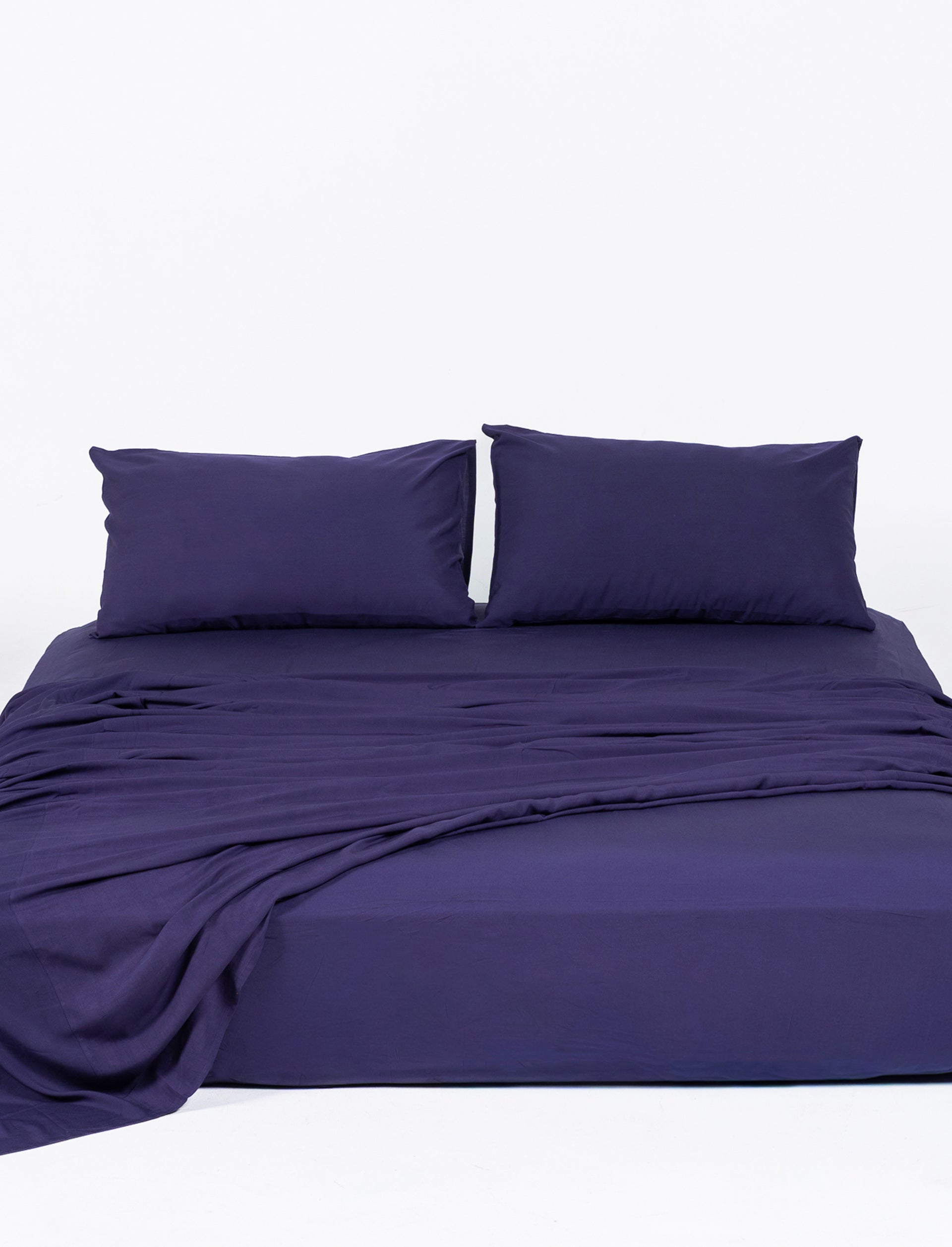 Plum Bamboo Flat Sheet