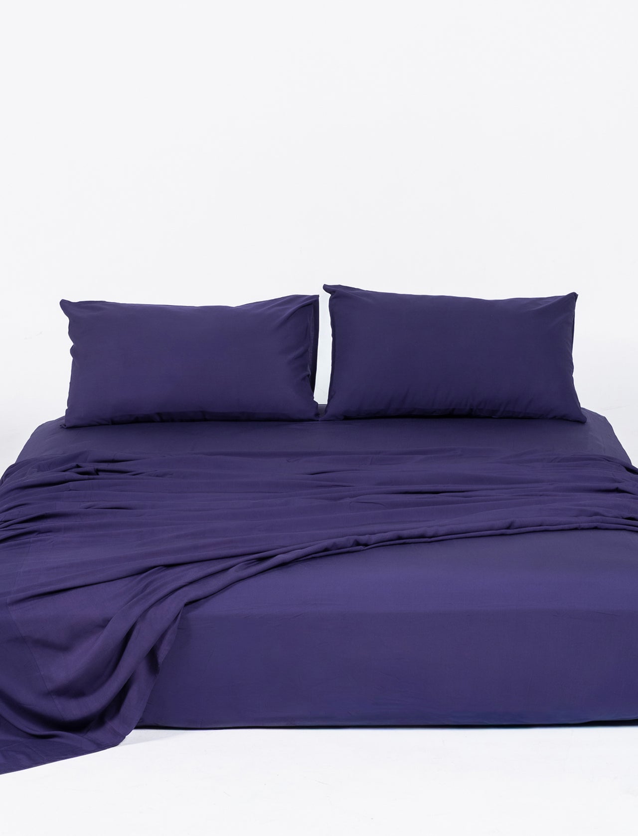 Plum Bamboo Fitted Sheet