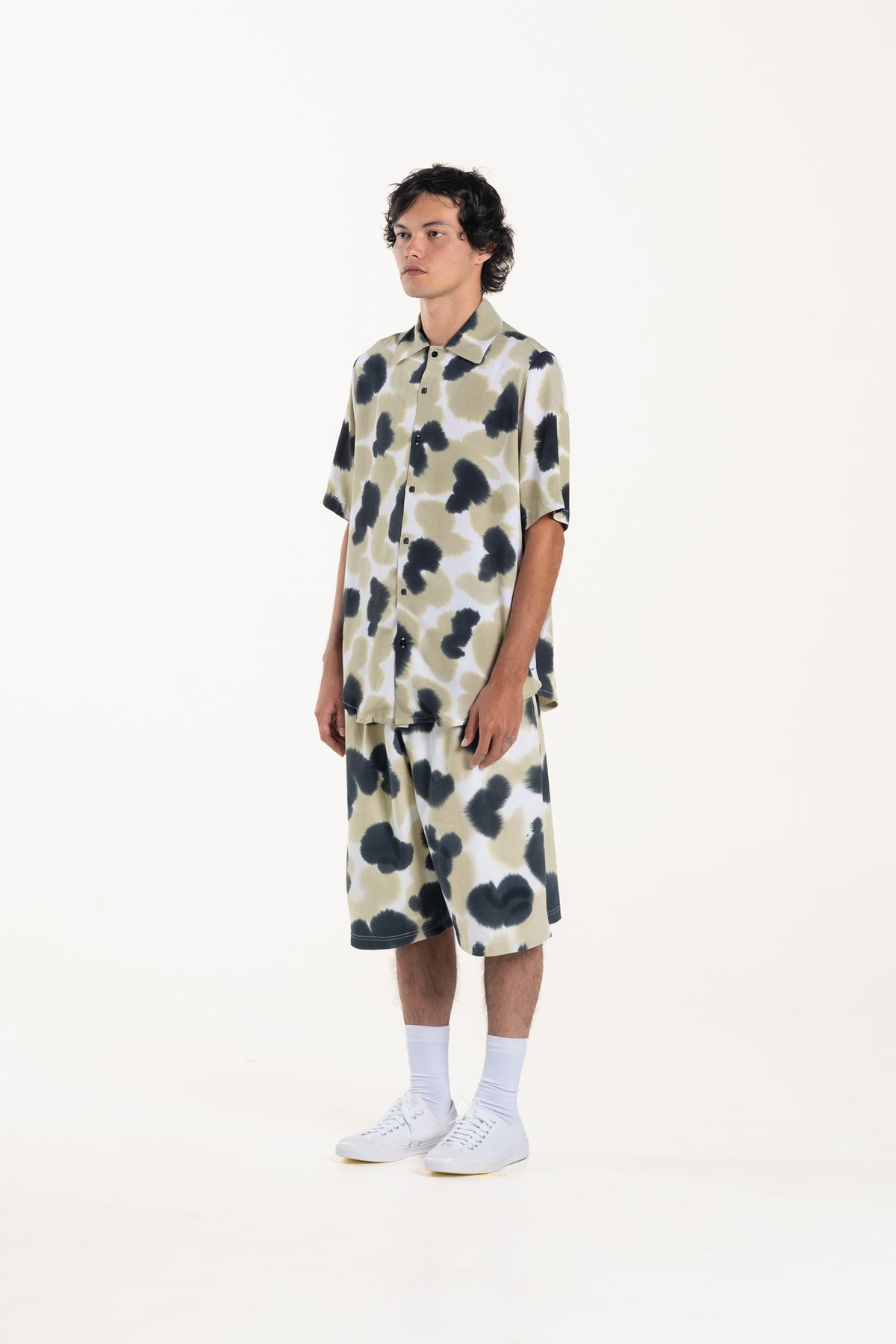 Leopard Long Shorts