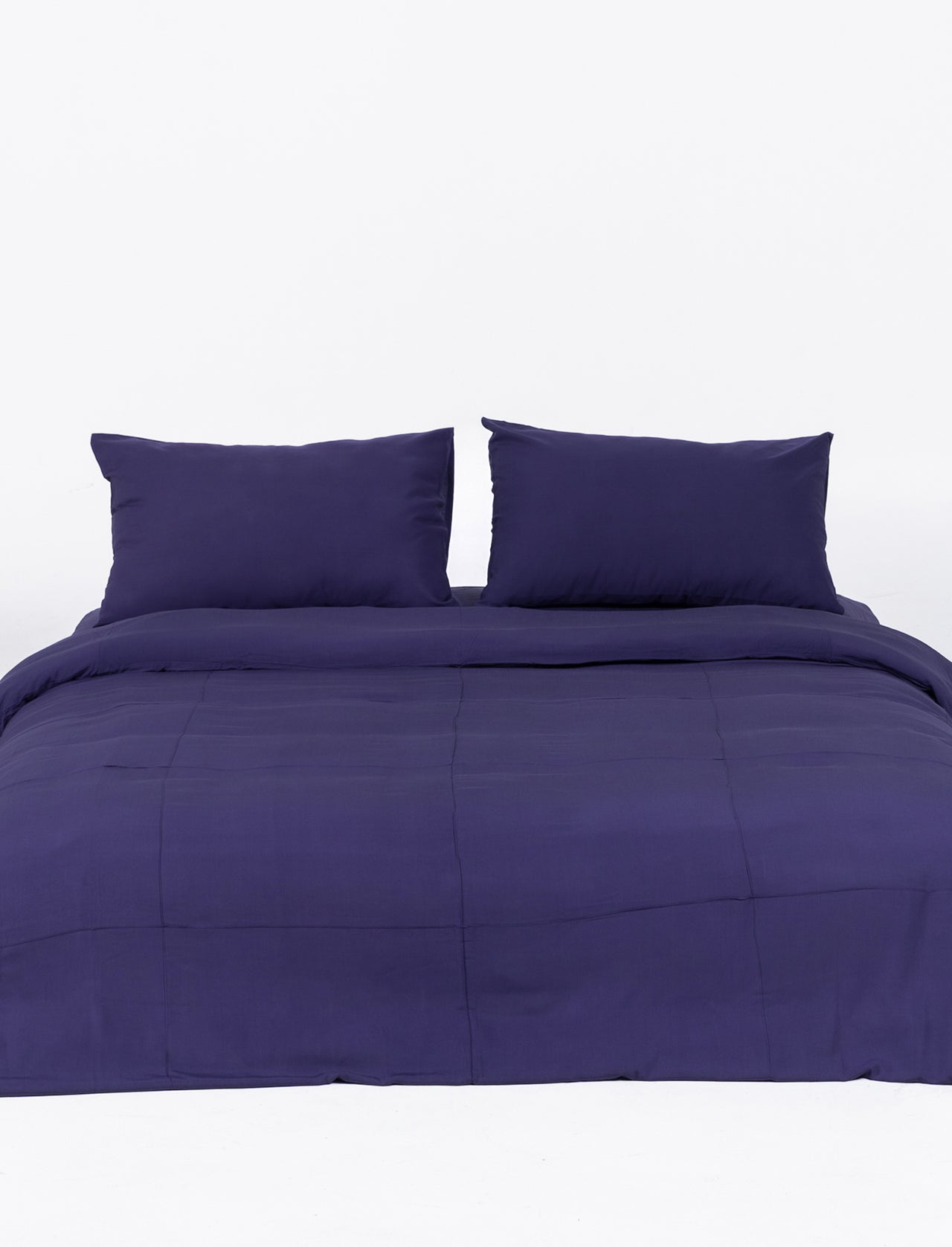 Plum Bamboo Quilt Cover Set