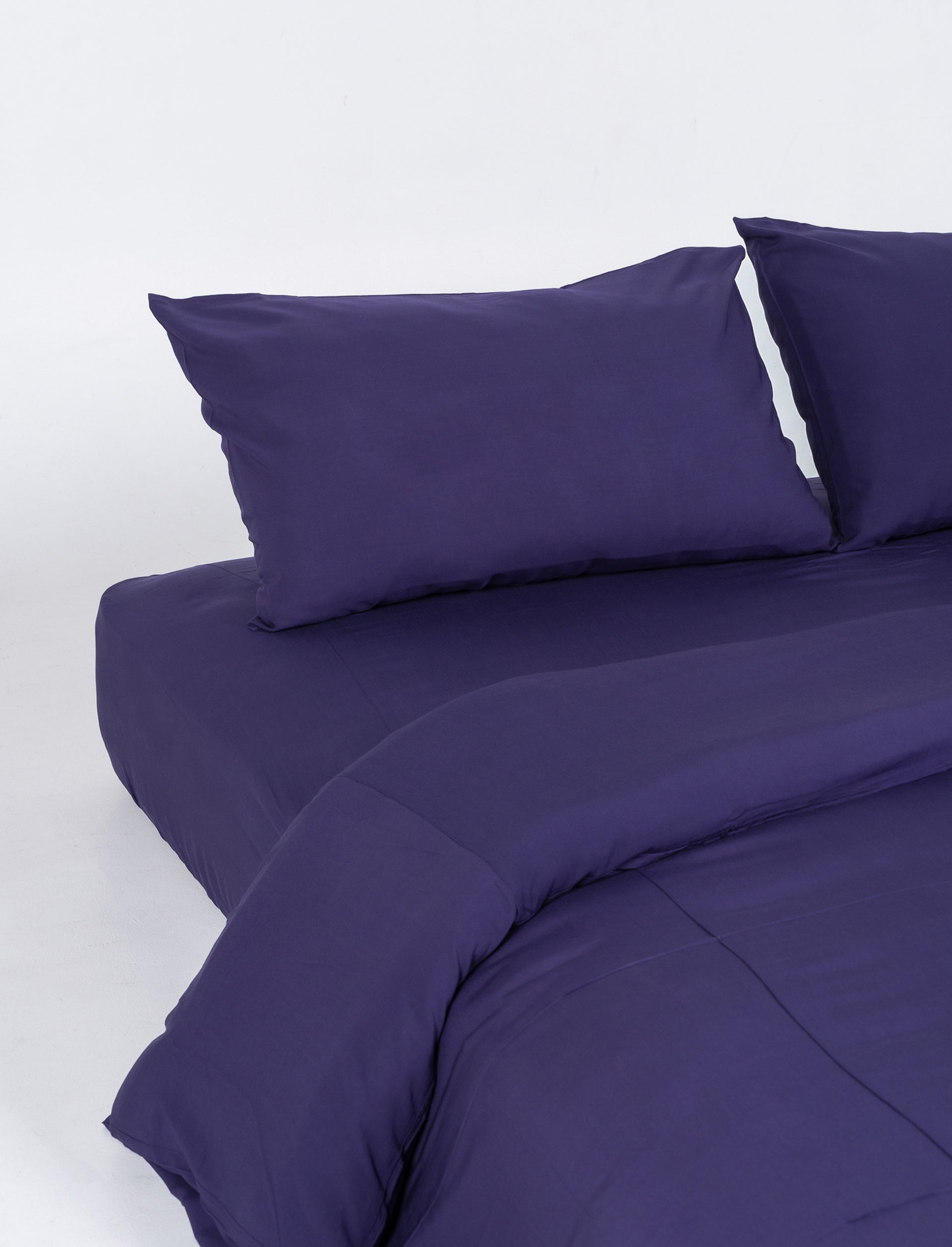 Plum Bamboo Fitted Sheet