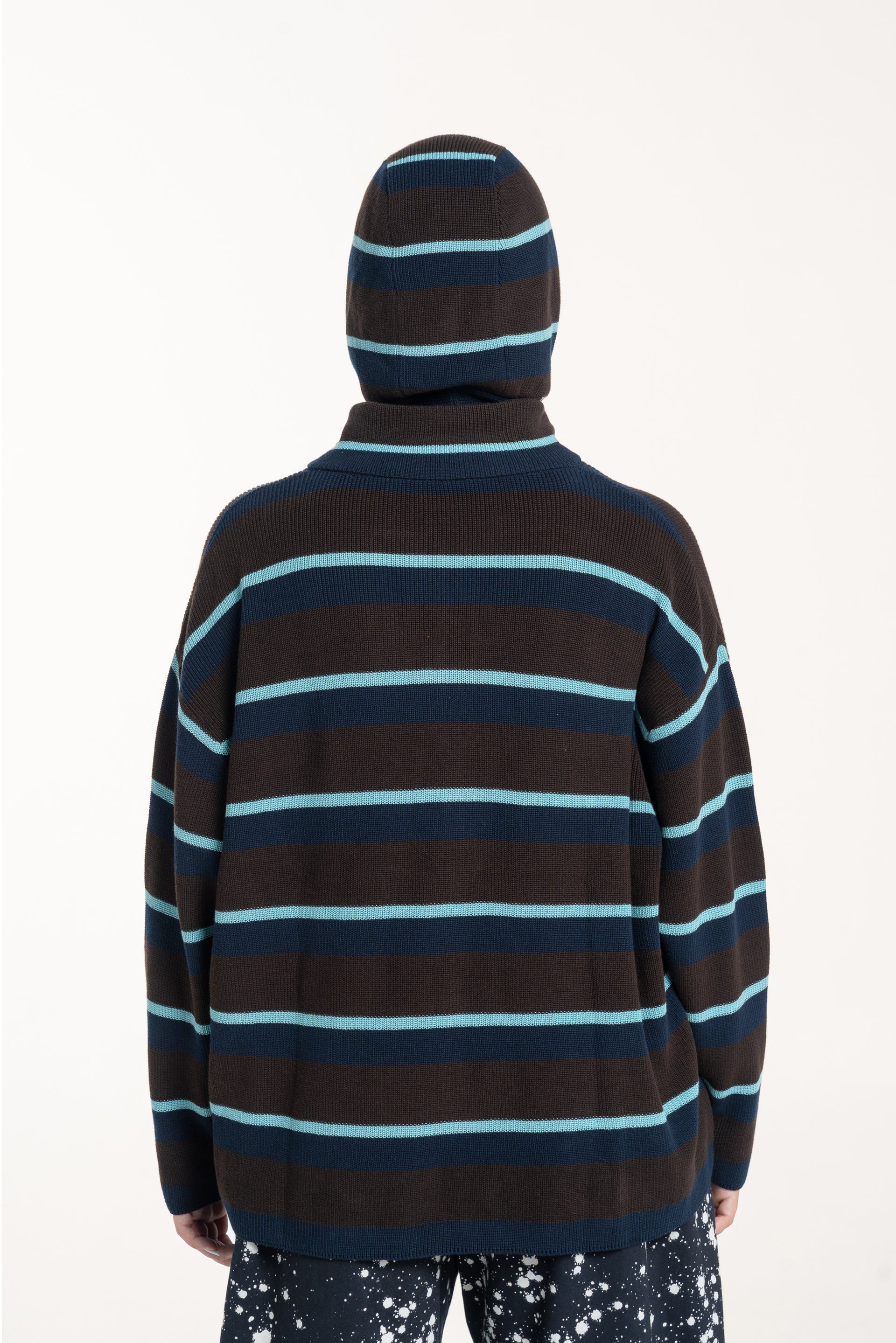 Mint Stripe Bonnet