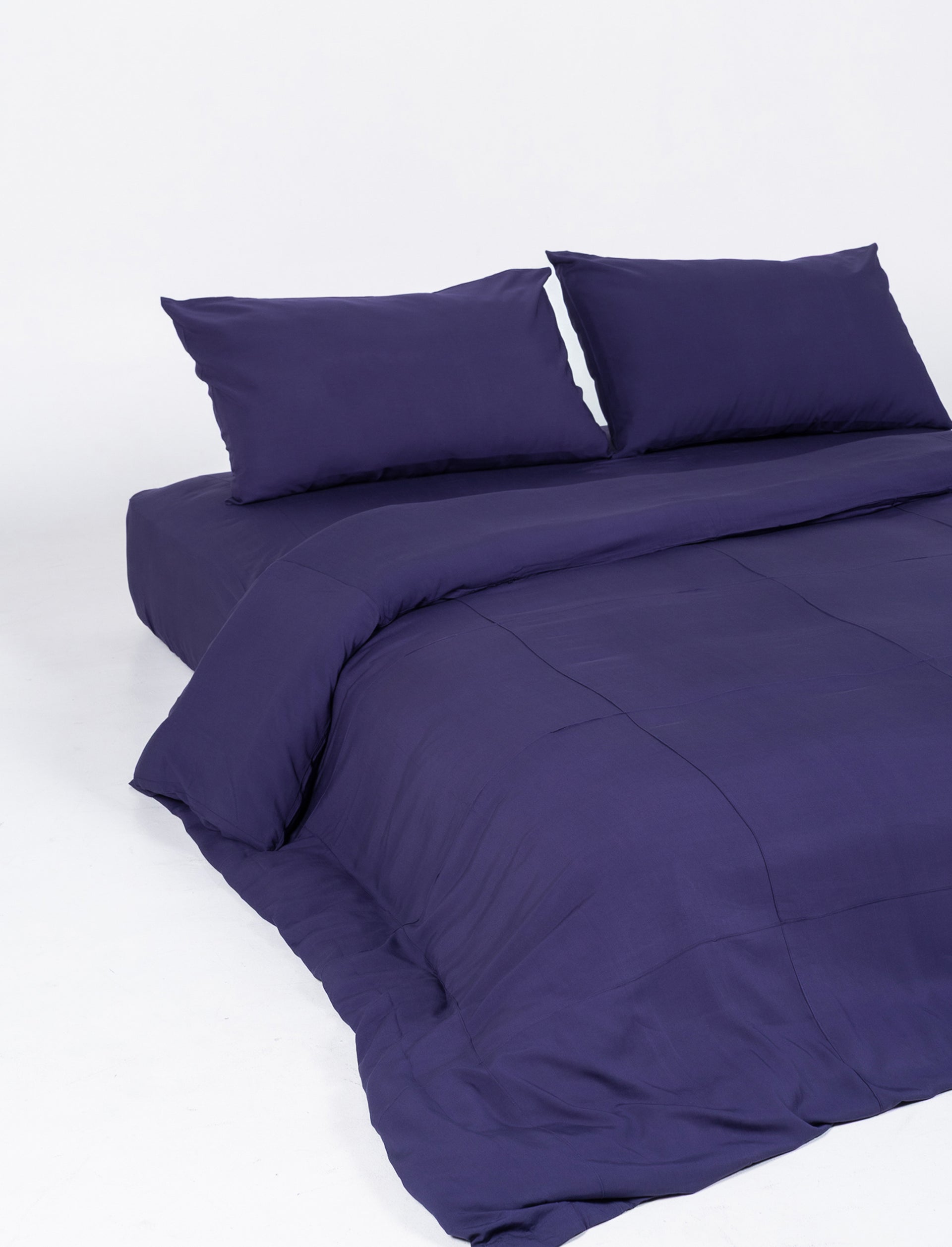 Plum Bamboo Quilt Cover Set