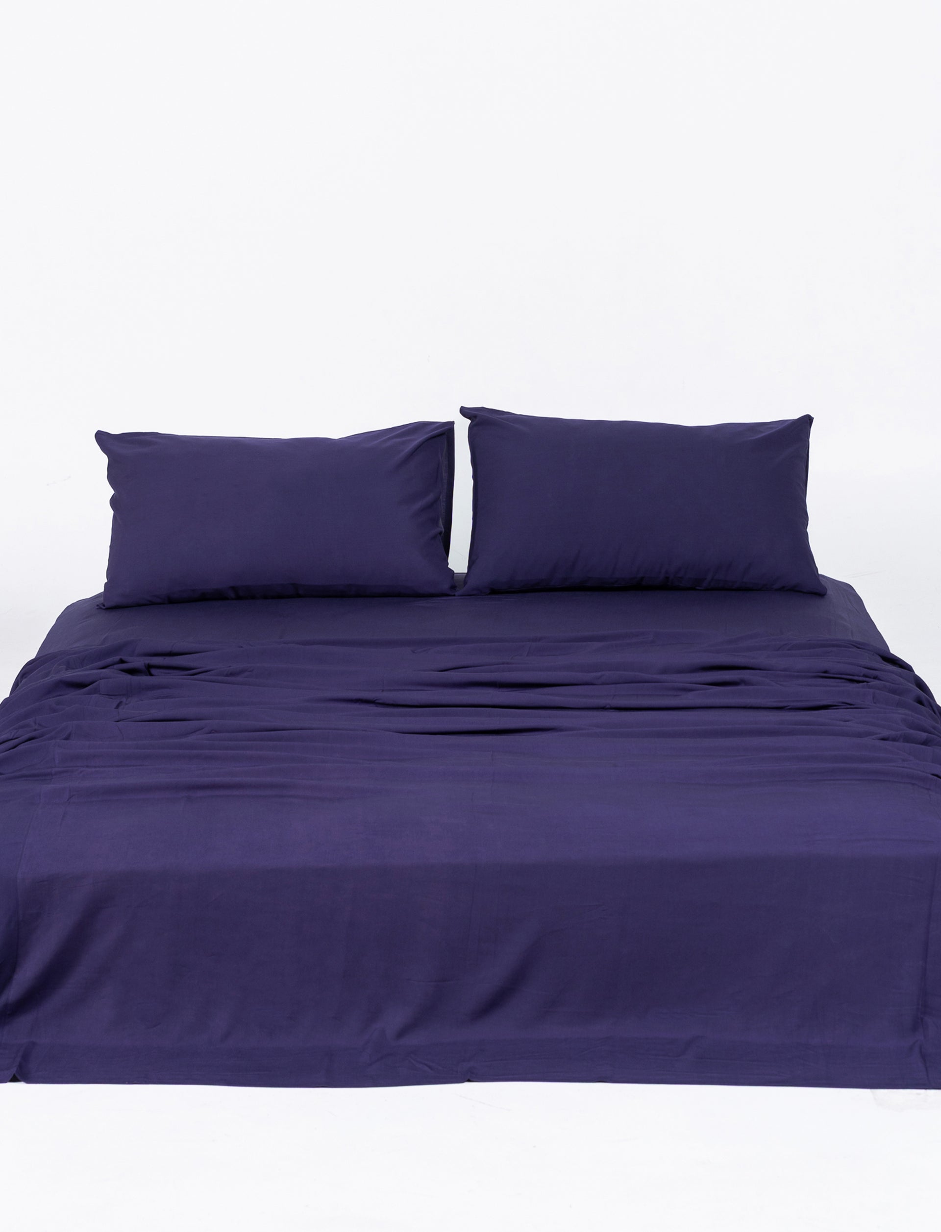 Plum Bamboo Flat Sheet
