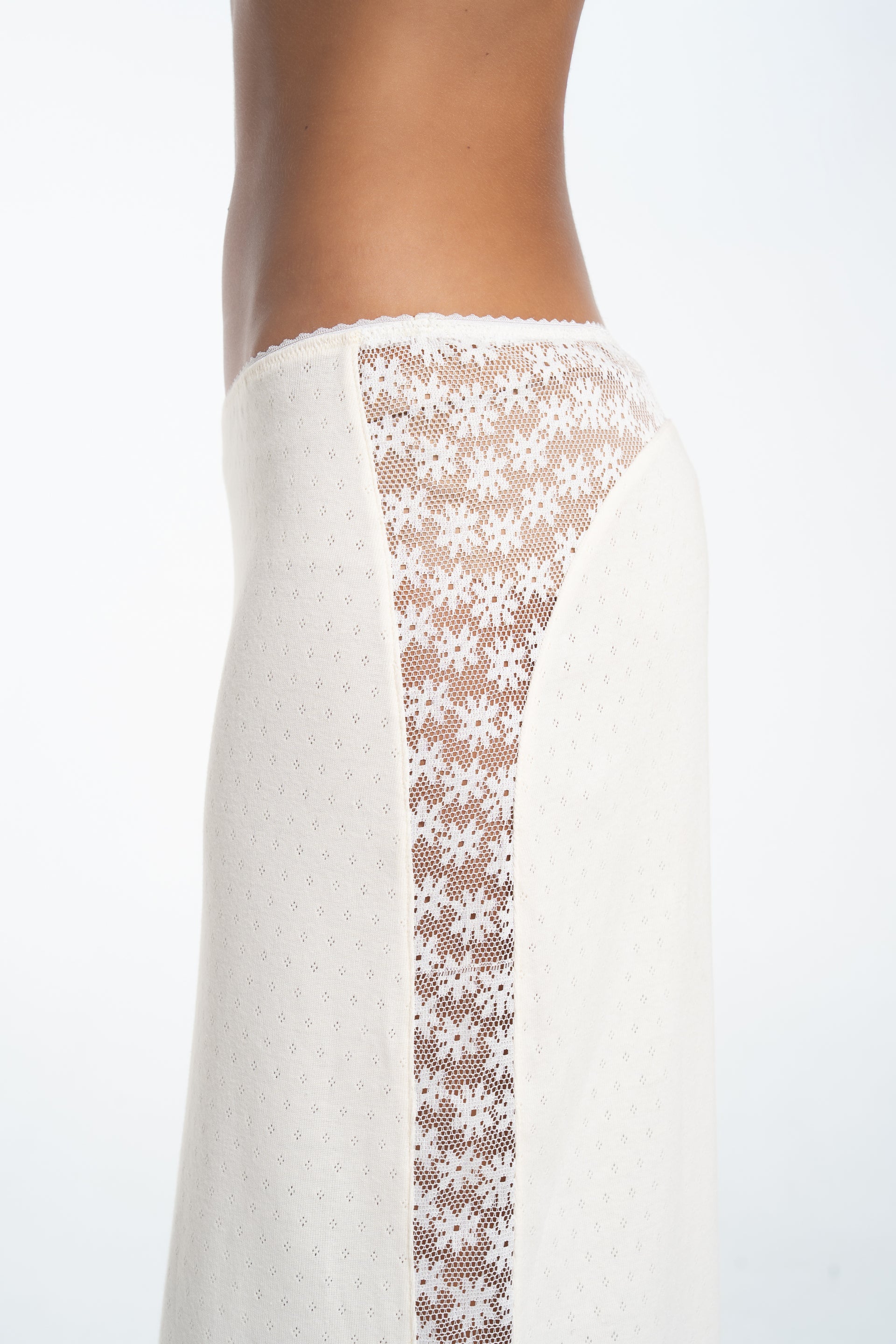 Pearl Lace Slip Skirt