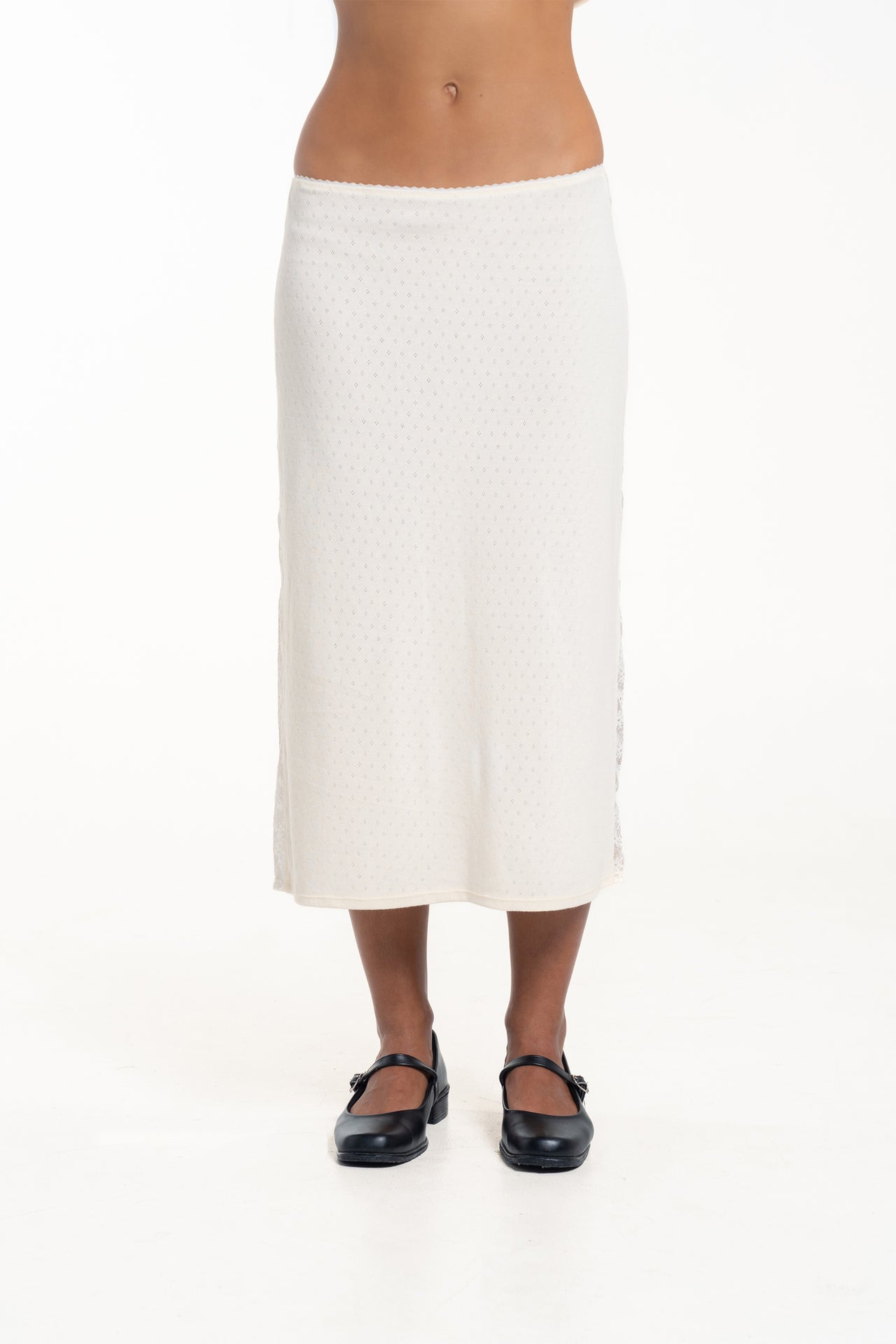 Pearl Lace Slip Skirt