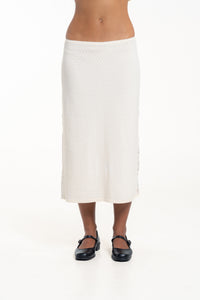 Pearl Lace Slip Skirt